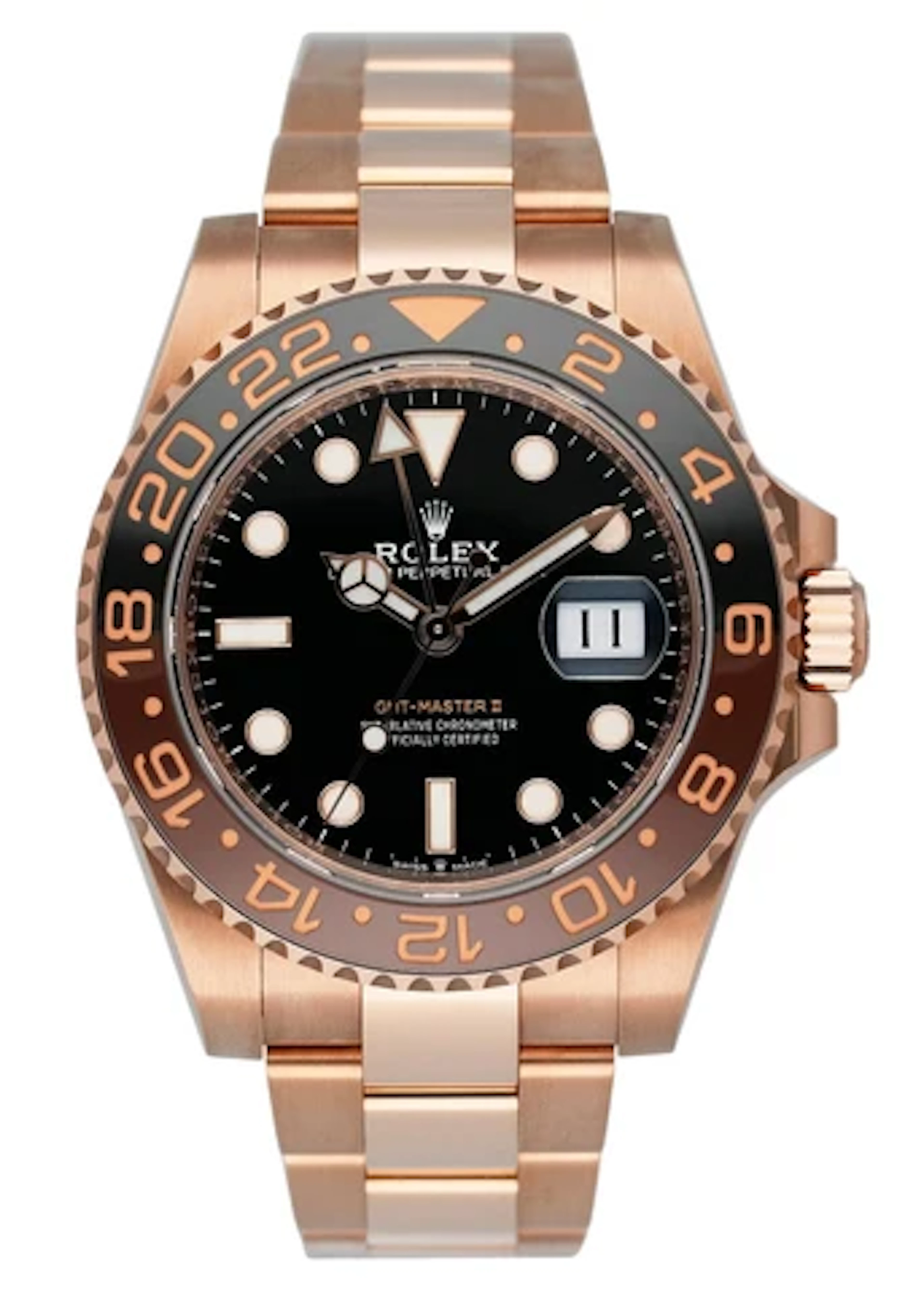 Rolex GMT-Master II 126715CHNR "Rootbeer" Mens Watch Papers
