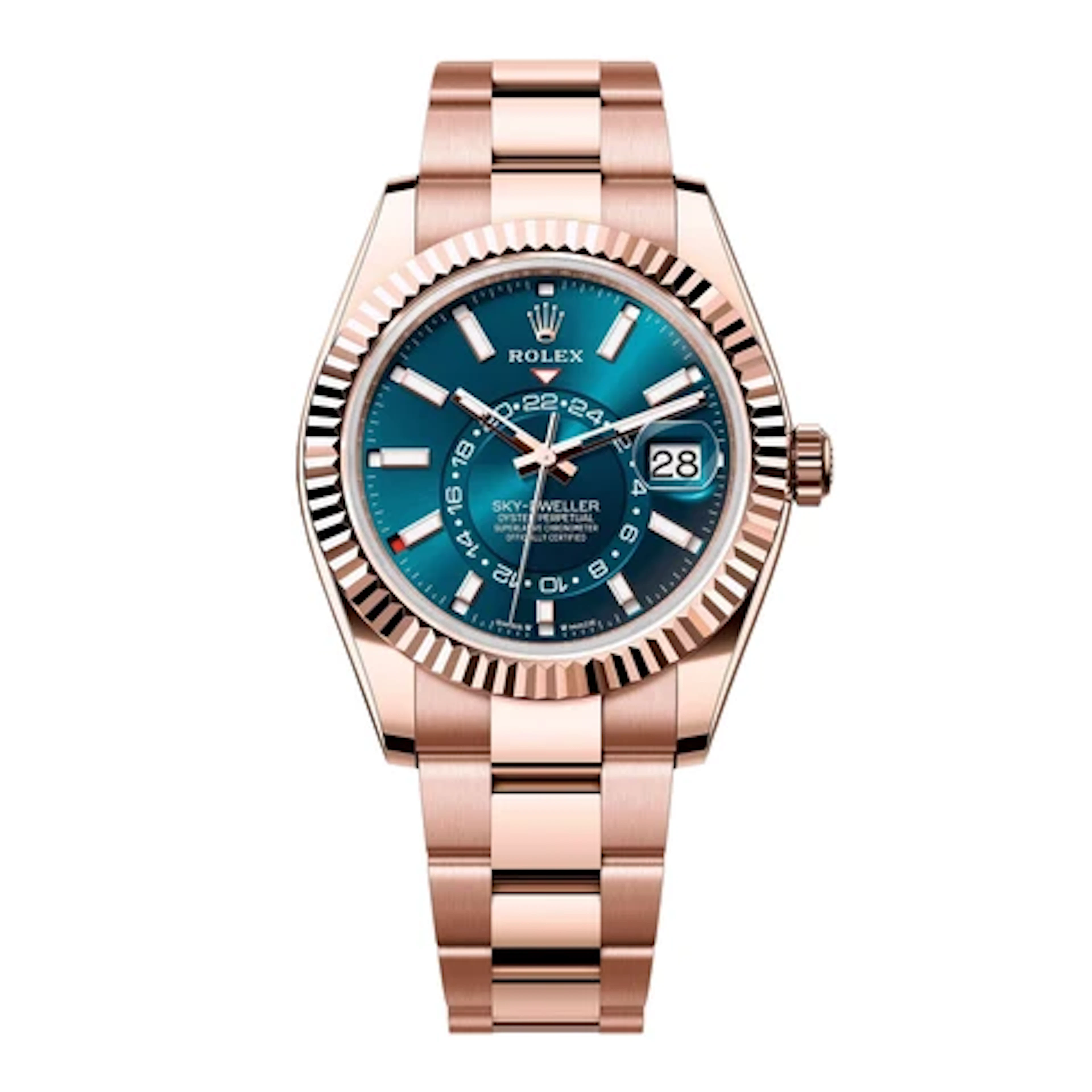 Rolex Sky-Dweller 336935 Blue Dial Mens Watch Box Papers