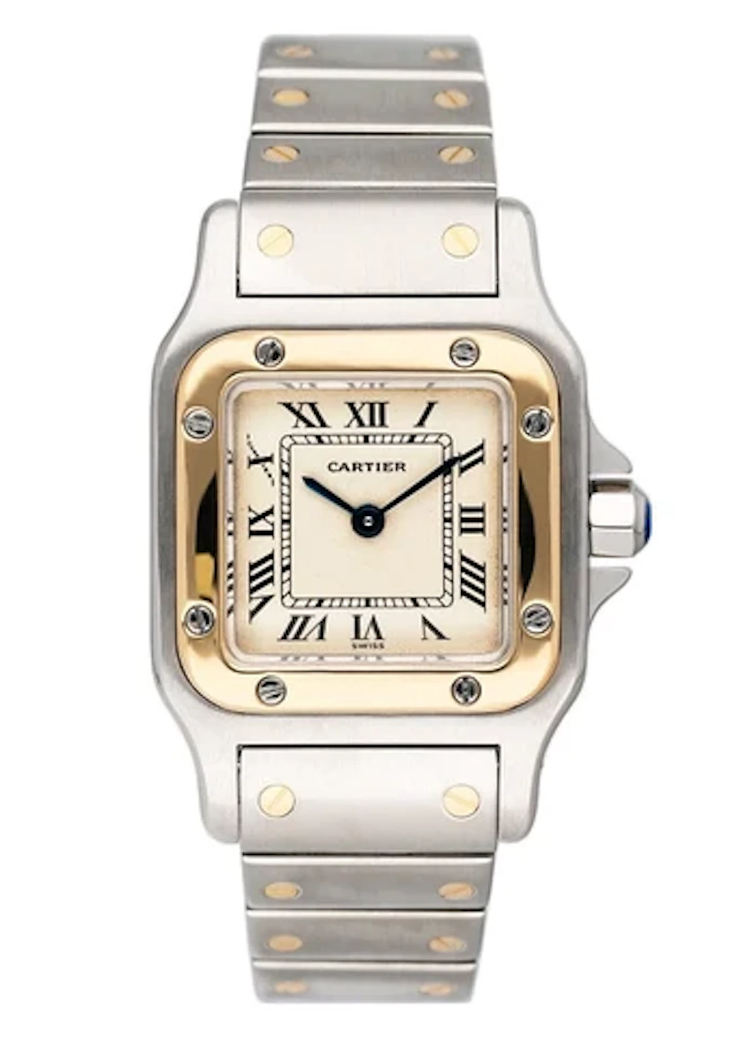 Cartier Santos Galbee 166930 Two Tone Ladies Watch