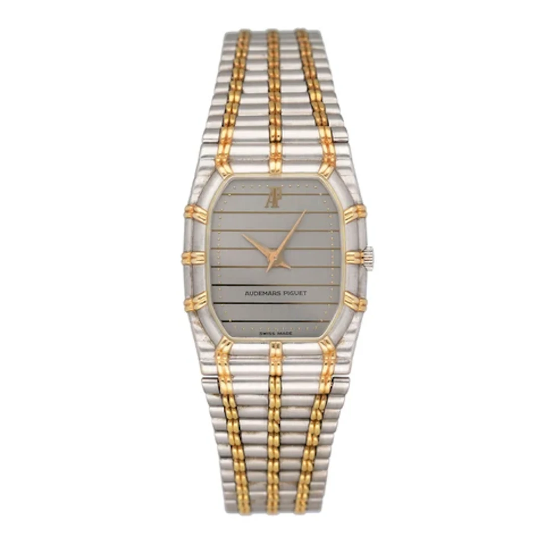 Audemars Piguet Bamboo Silver Dial Two Tone Ladies Watch