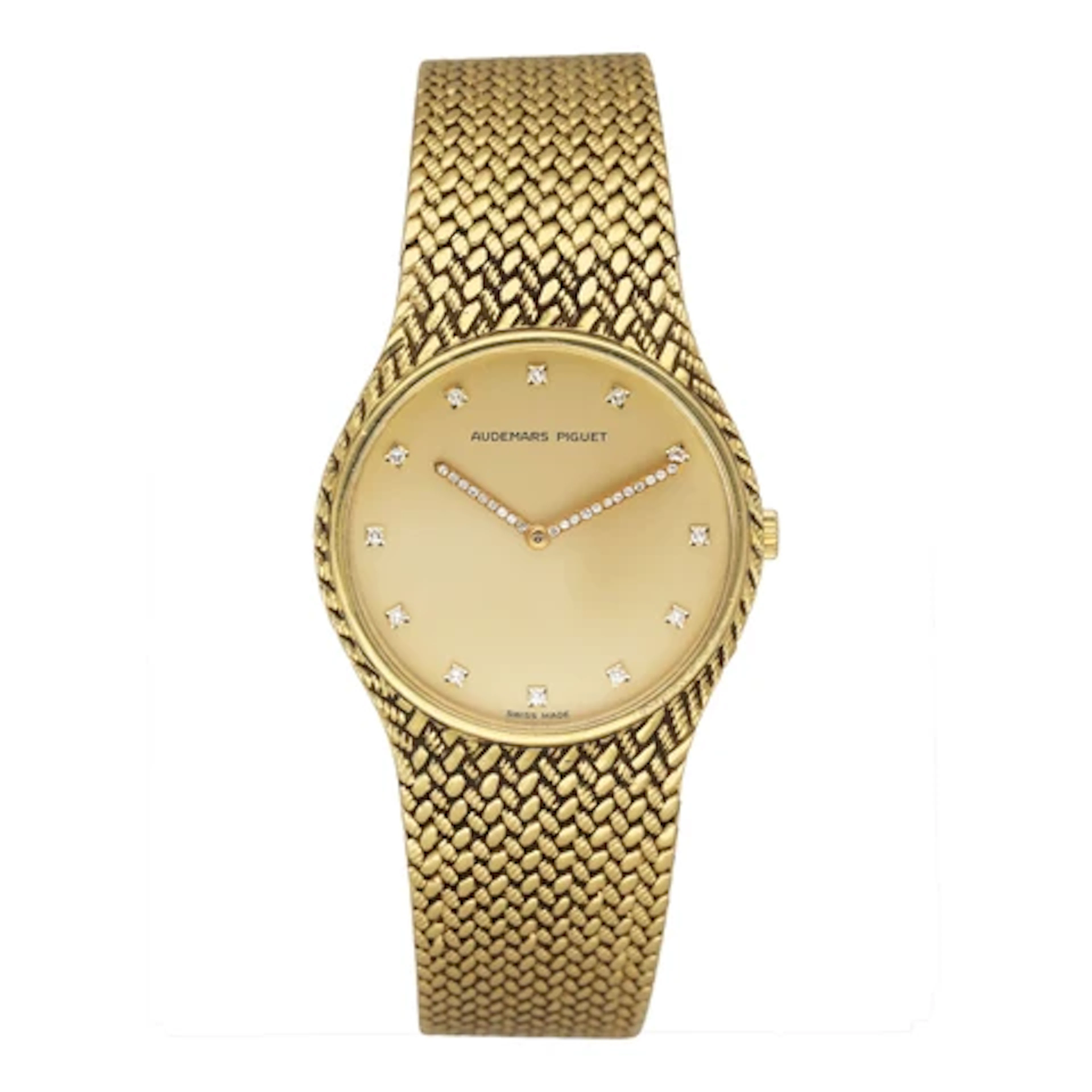 Audemars Piguet Cobra Diamond Champagne Dial Ladies Watch