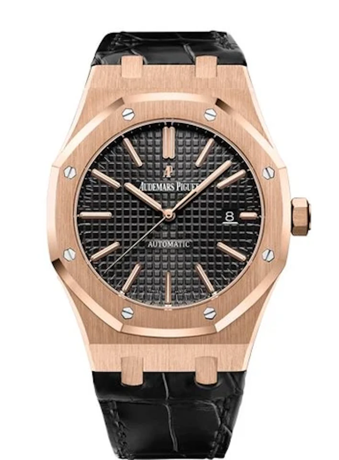 Audemars Piguet Royal Oak 15400OR.OO.D002CR.01 18k Pink Gold Mens