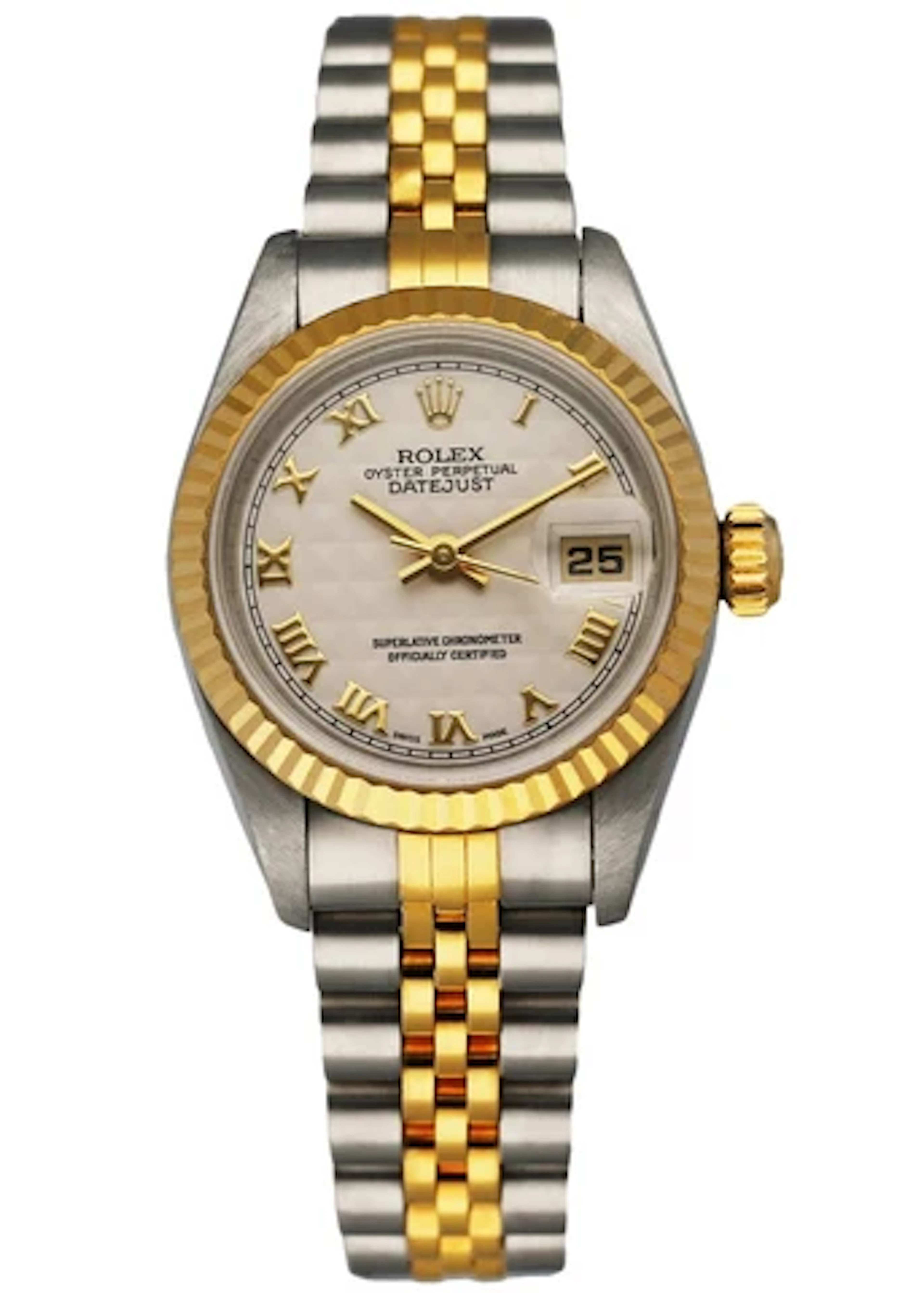 Rolex Datejust 69173 Pyramid Dial Ladies Watch