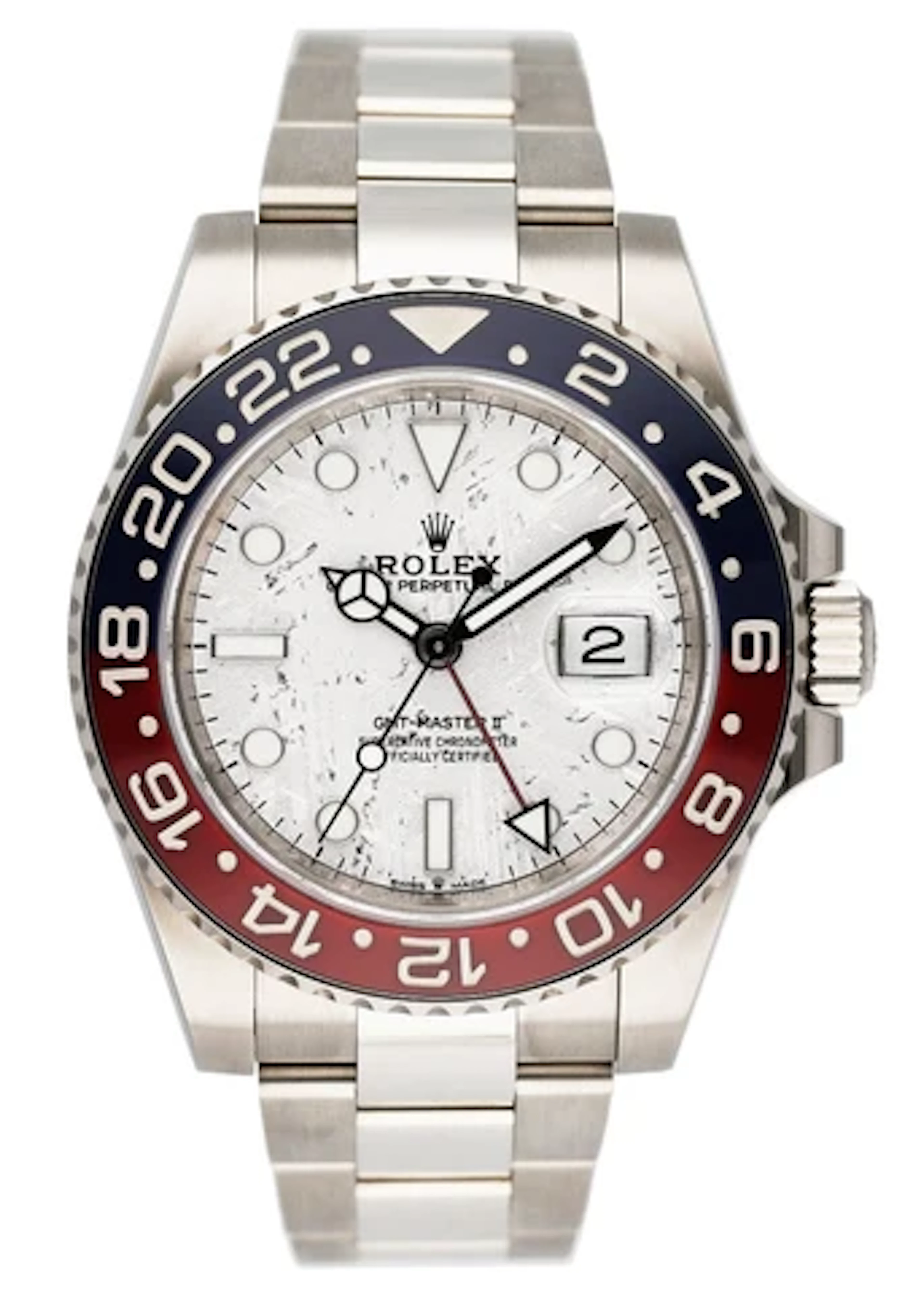 Rolex GMT-Master II 126719BLRO Meteorite Dial Mens Watch Box Papers