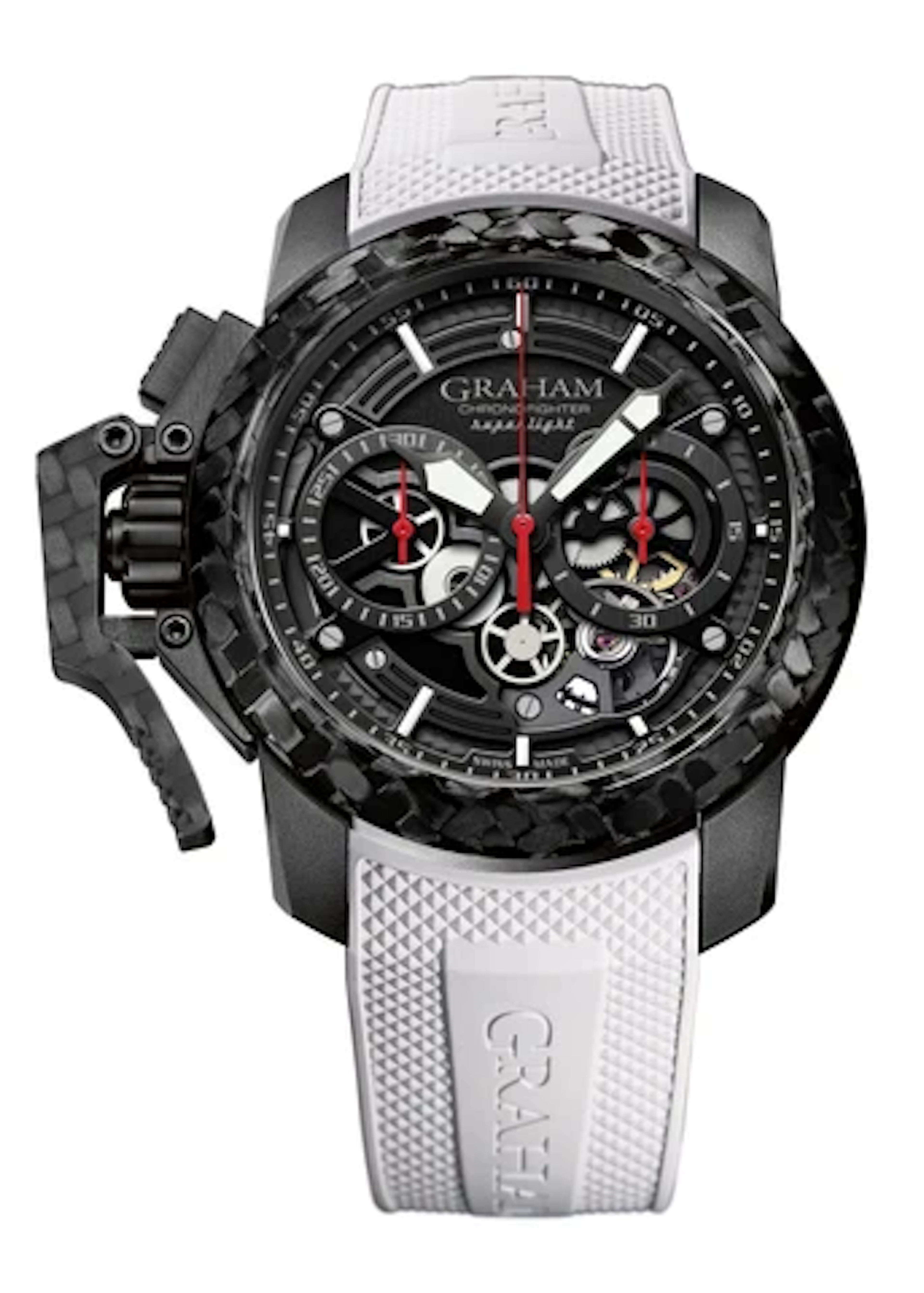 Graham Chronofighter Superlight 2CCBK.B25A Skeleton-dial Dial Mens