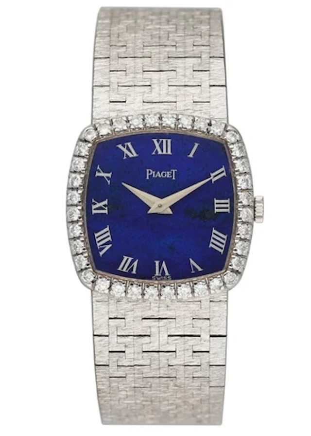 Piaget 9236 Lapis Dial 18K White Gold Ladies Watch