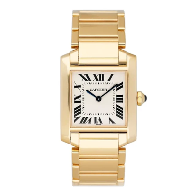 Cartier Tank Francaise W5000356 Midsize Ladies Watch