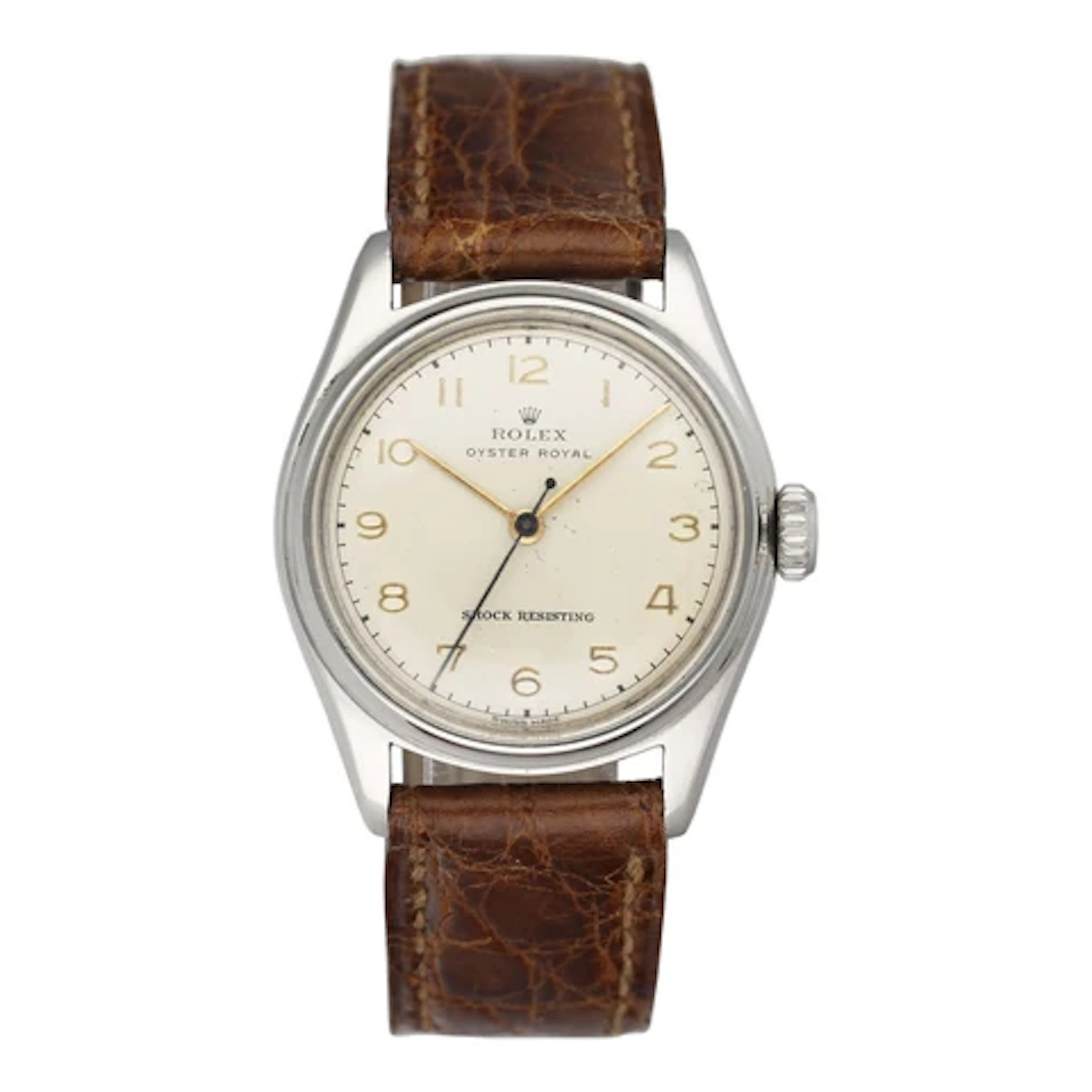 Rolex Oyster Royal 4444 Silver Dial Mens Watch