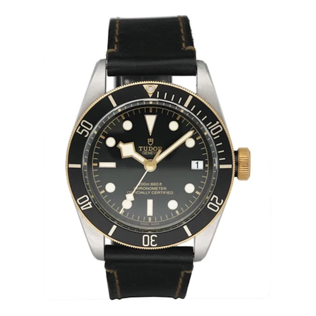 Tudor Black Bay M79733N Black Dial Mens Watch Box Papers