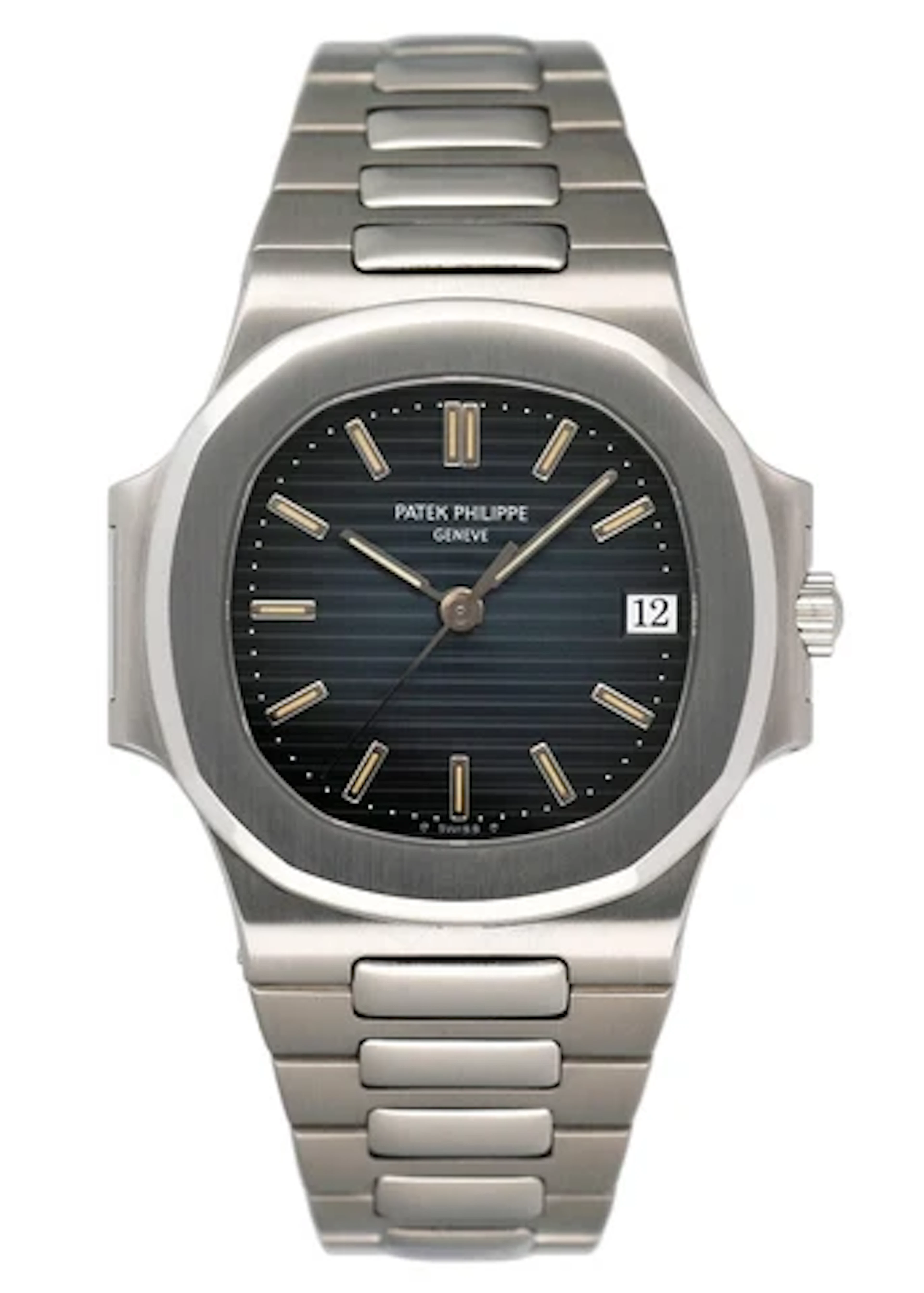 Patek Philippe Nautilus 3800/1A-001 Blue Dial Mens Watch Box Papers