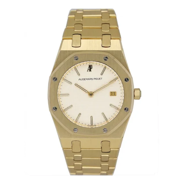 Audemars Piguet Royal Oak 56175BA Cream Dial 18K Yellow Gold Watch