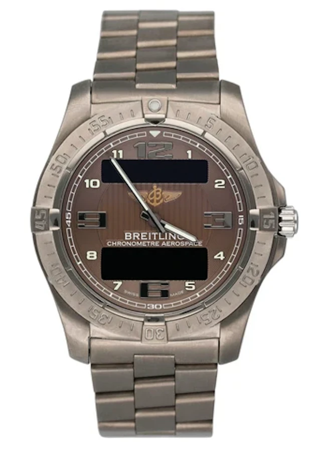 Breitling Aerospace Advantage E7936210 Titanium Mens Watch Box Papers