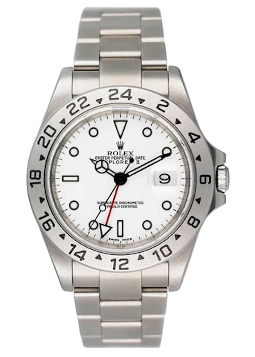 Rolex Explorer II 16570 White Dial Mens Watch Box Papers