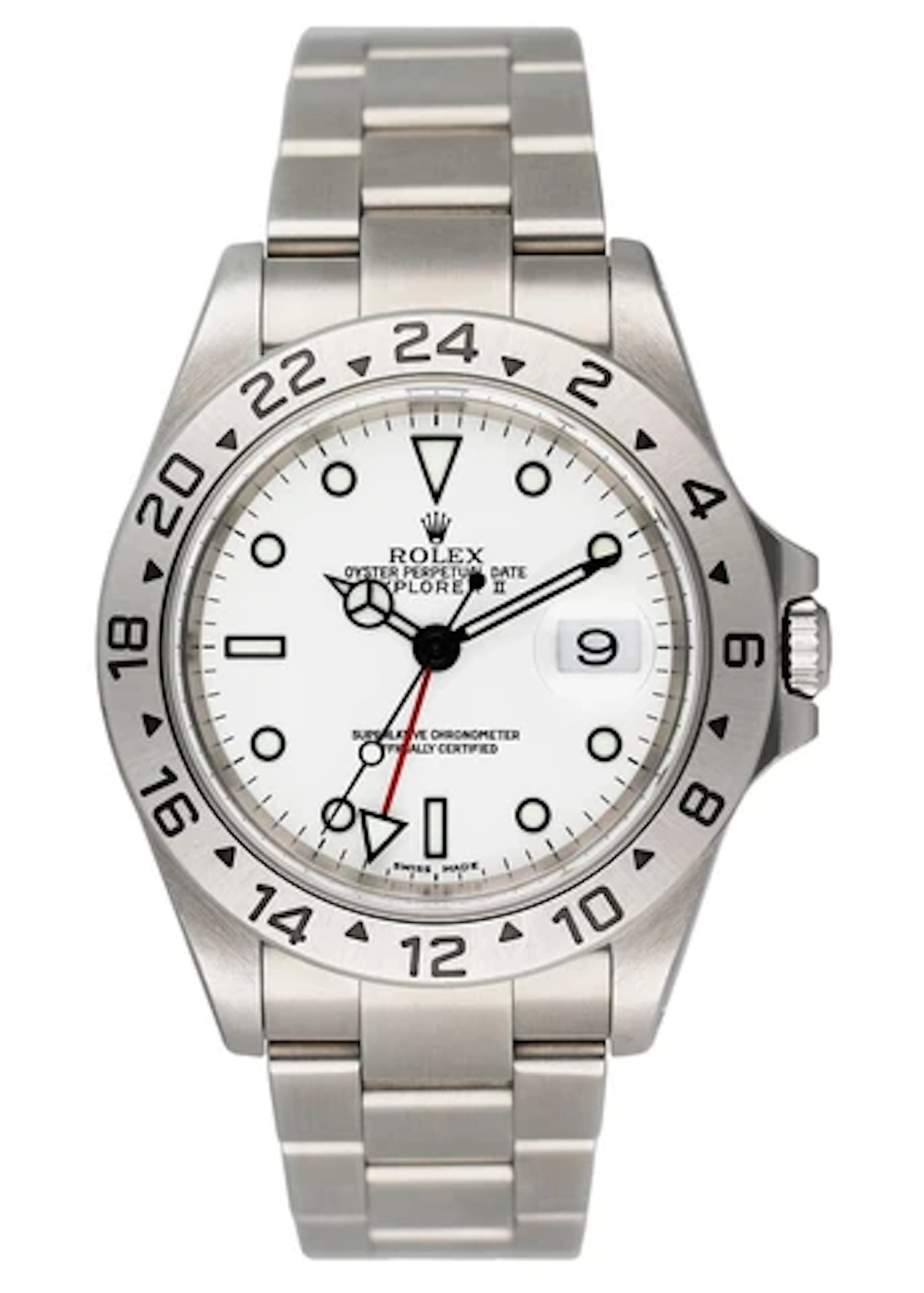 Rolex Explorer II 16570 White Dial Mens Watch Box Papers