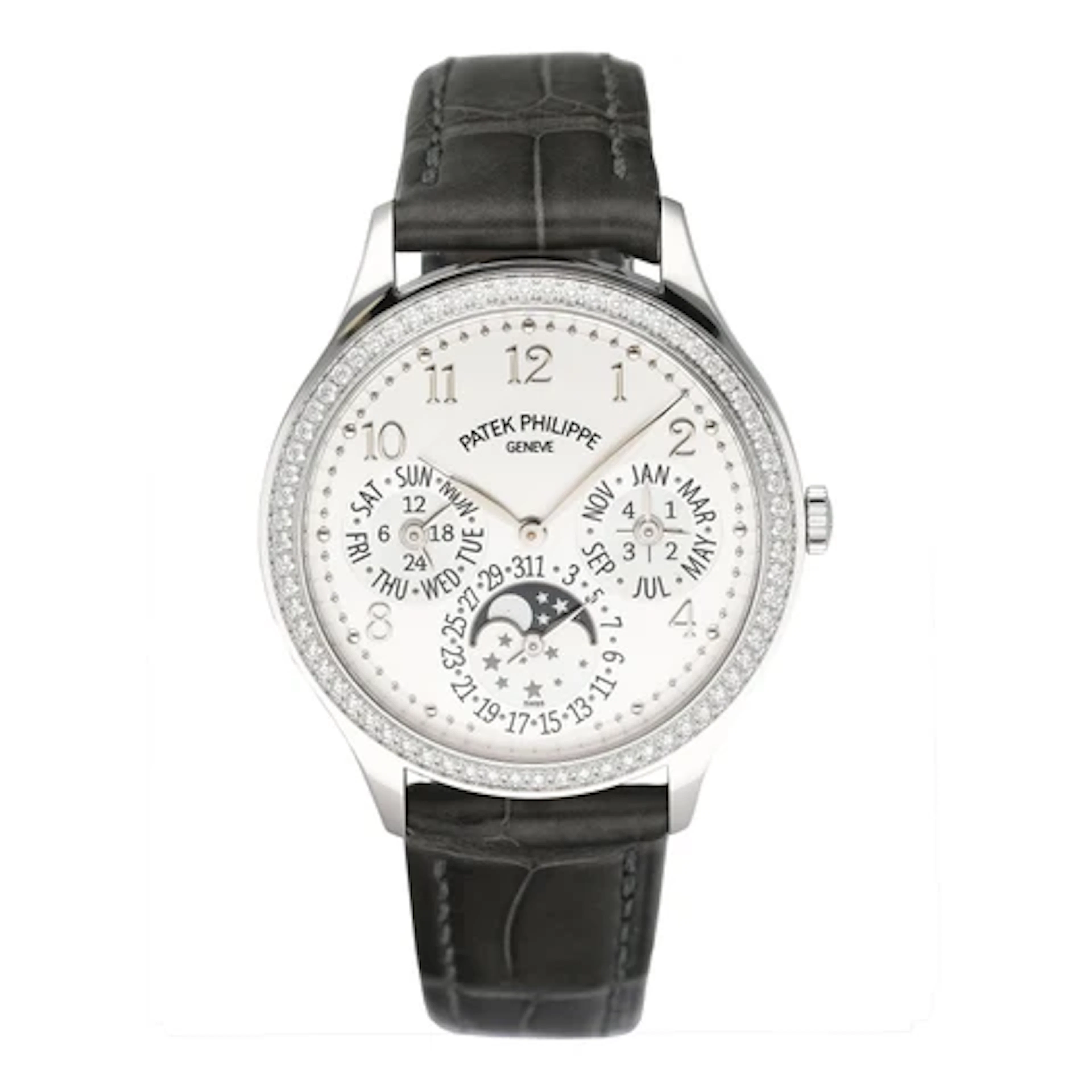 Patek Philippe Grand Complications 7140G-001 Silver Dial Ladies Watch