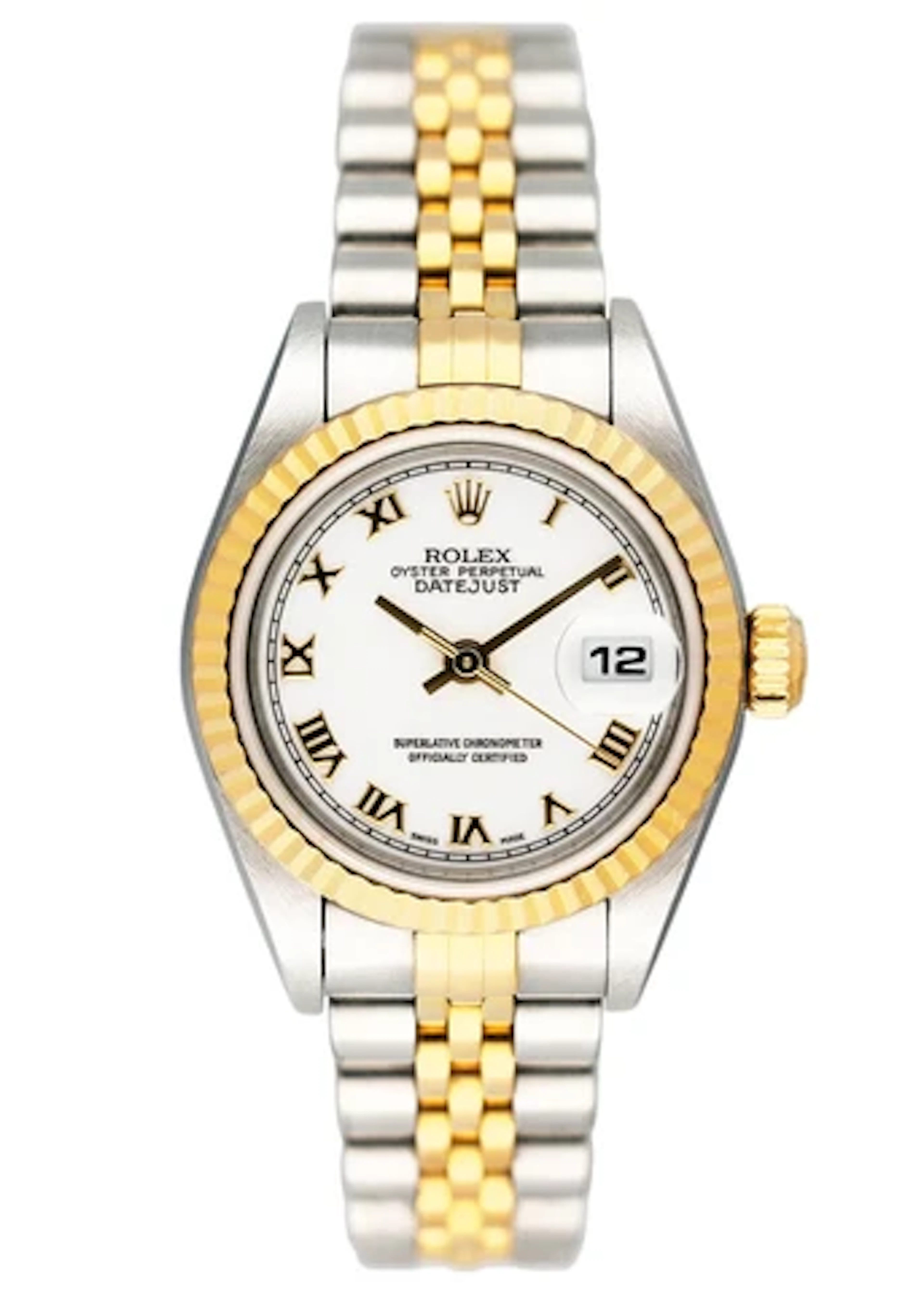 Rolex Datejust 69173 White Dial Ladies Watch