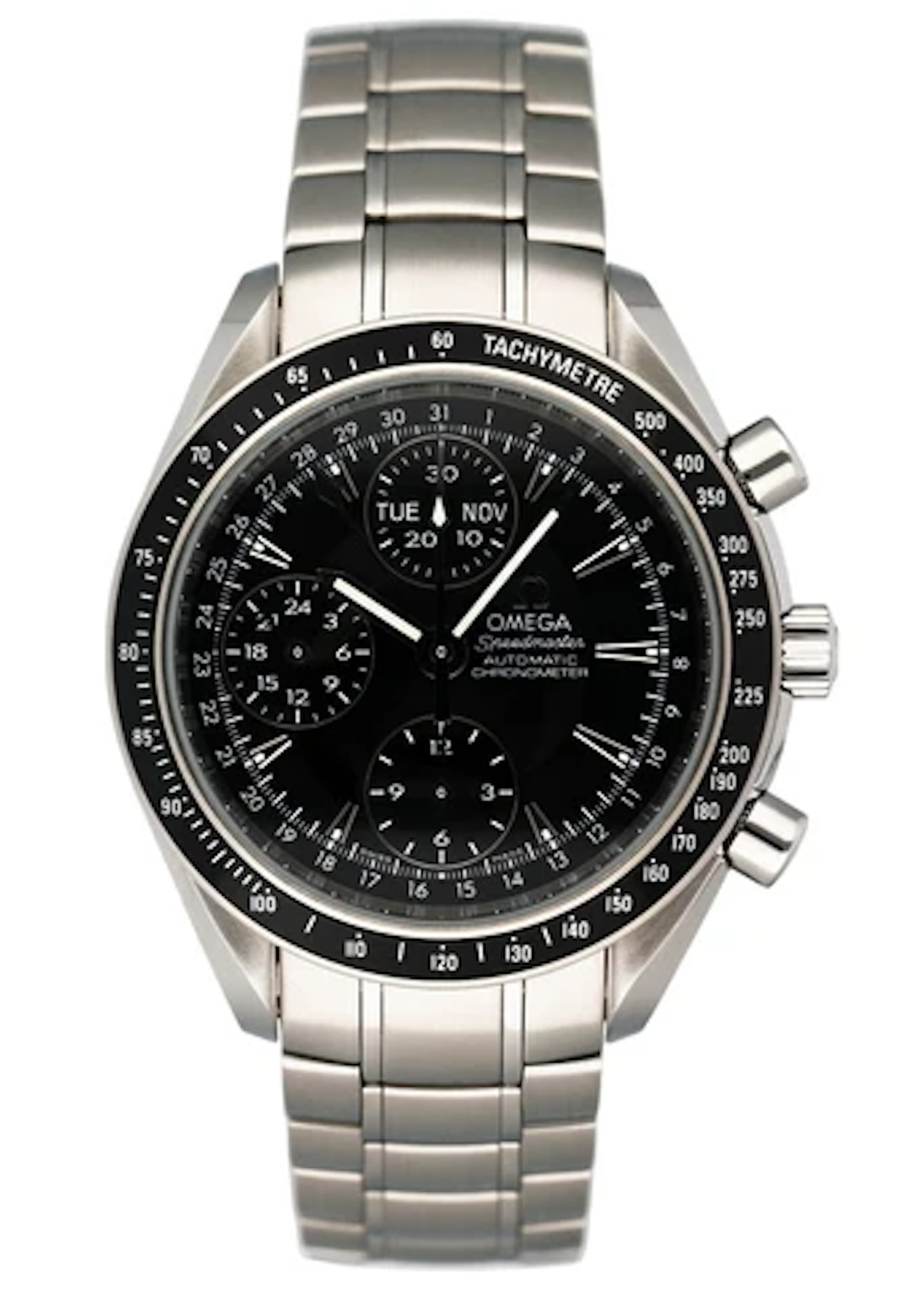 Omega Speedmaster Day Date 3220.50.00 Mens Watch Full Set