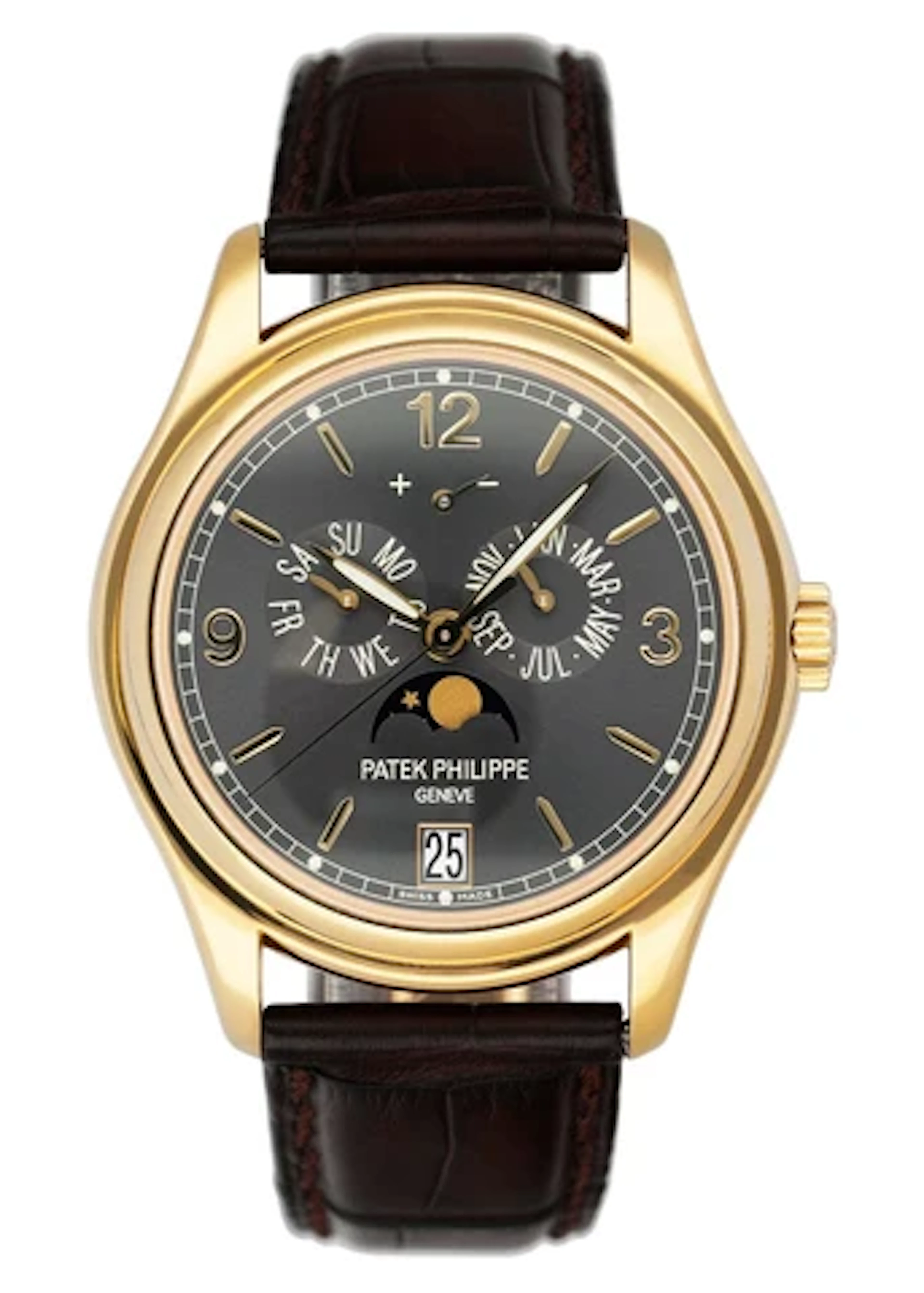 Patek Philippe Complications 5146J-010 Grey Dial Mens Watch Box Papers
