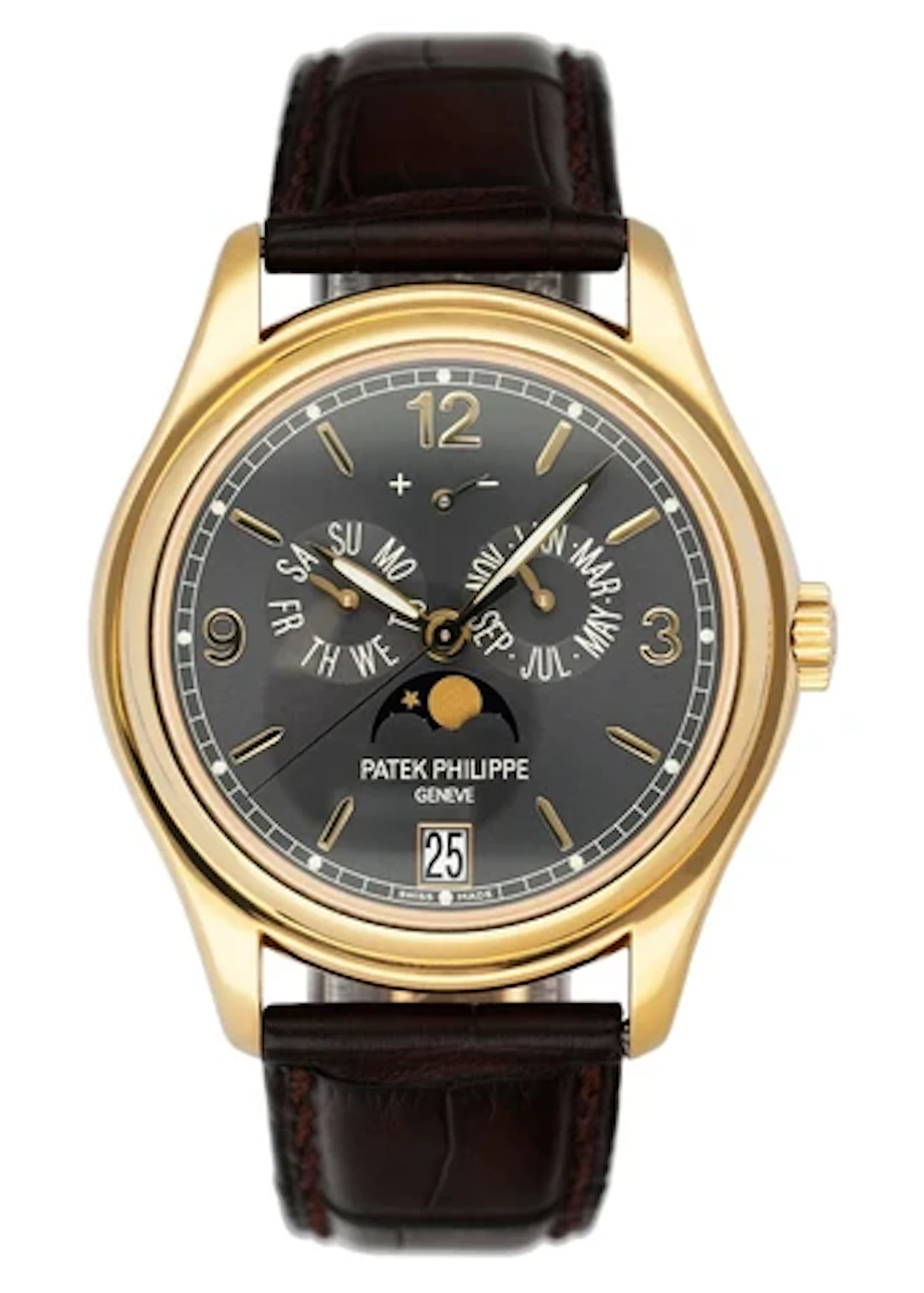 Patek Philippe Complications 5146J-010 Grey Dial Mens Watch Box Papers