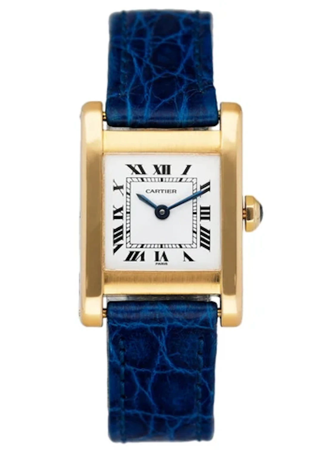 Cartier Tank Paris 18K Yellow Gold Ladies Watch