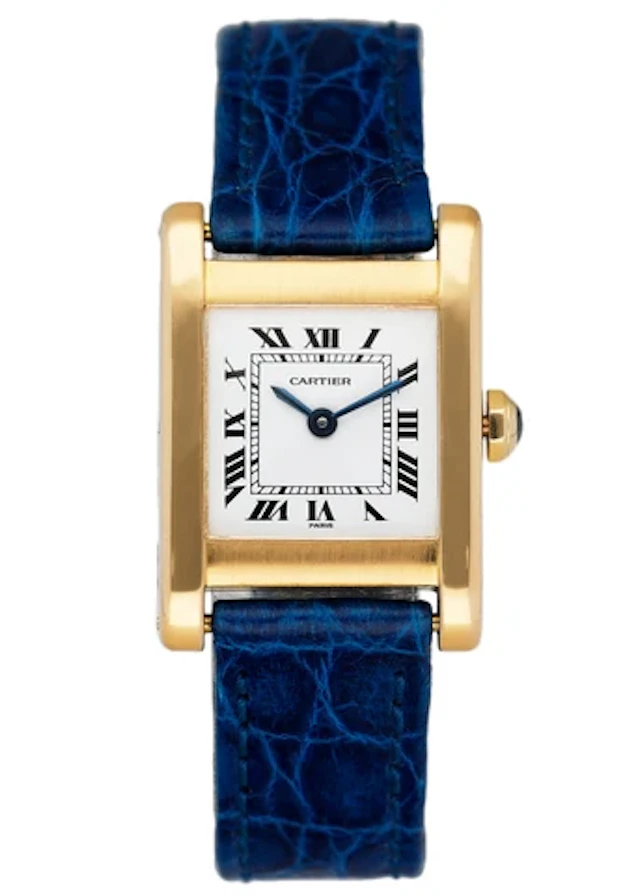 Cartier Tank Paris 18K Yellow Gold Ladies Watch