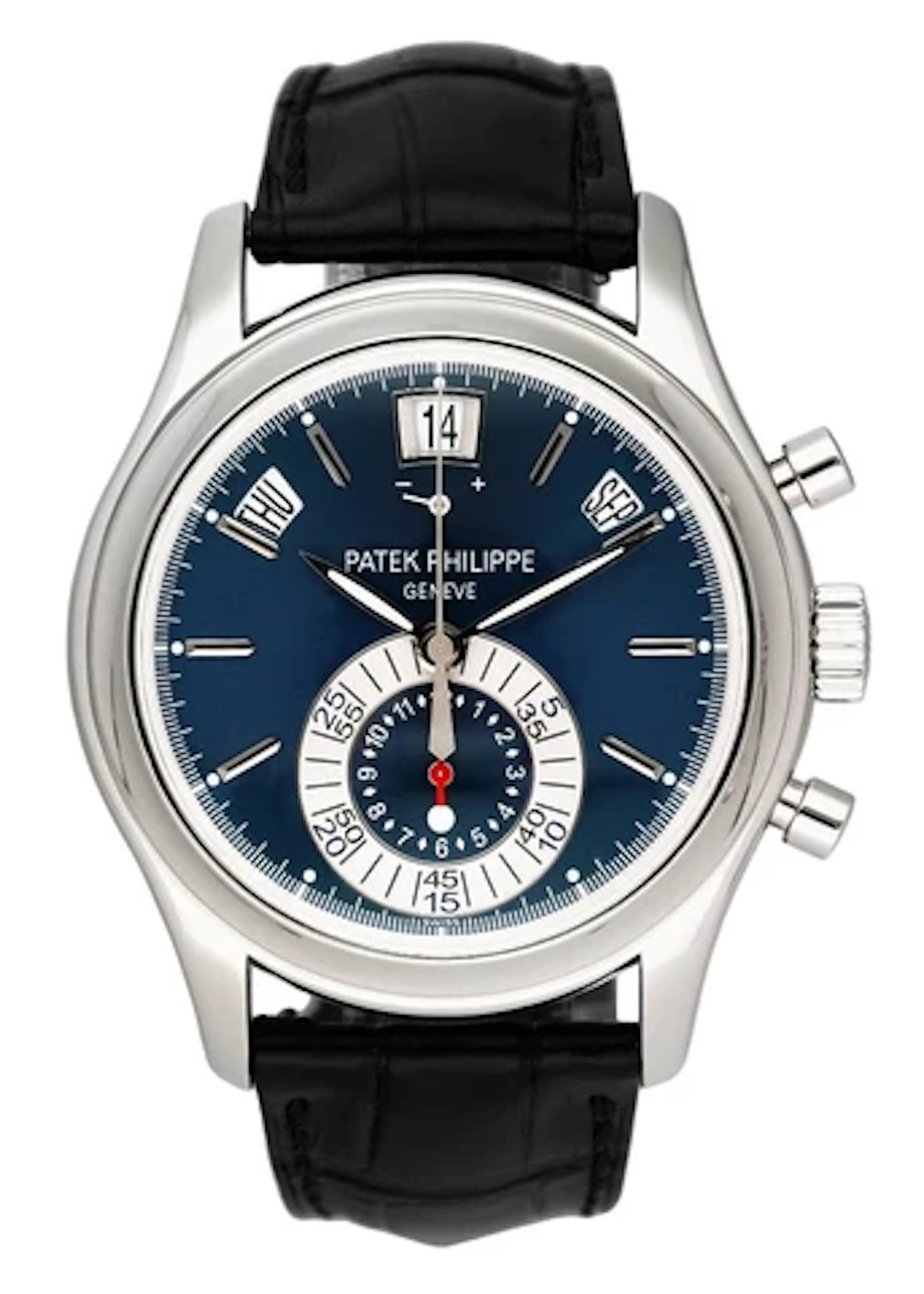 Patek Philippe Complications Annual Calendar 5960P Blue Dial Box Papers