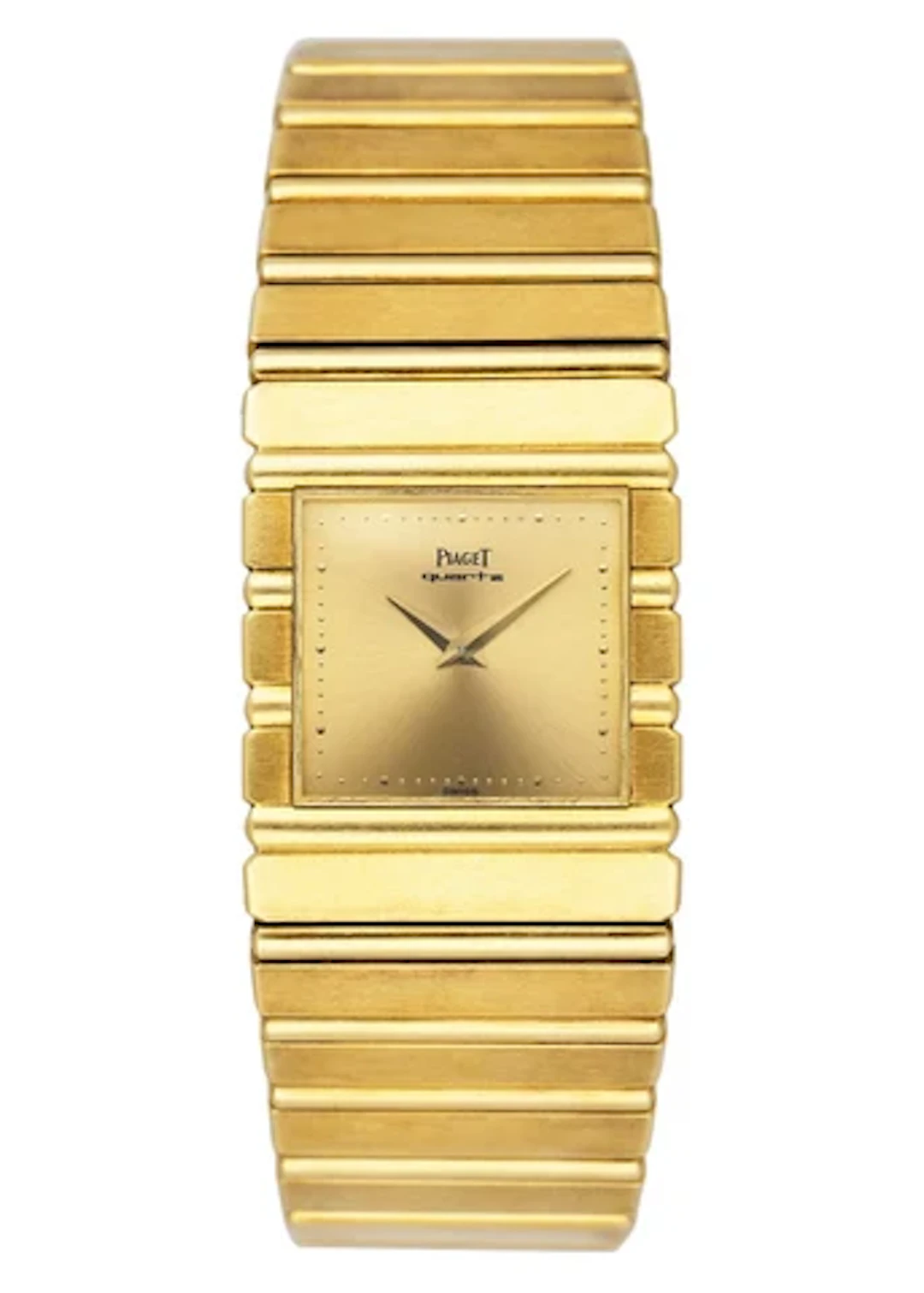 Piaget Polo Square 7131 C701 18K Yellow Gold Ladies Watch
