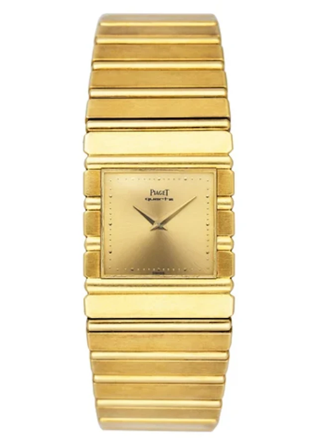 Piaget Polo Square 7131 C701 18K Yellow Gold Ladies Watch