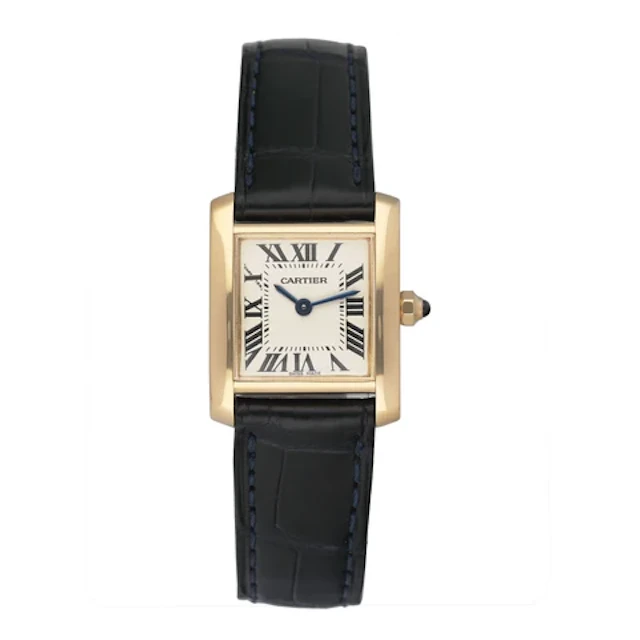 Cartier Tank Francaise Small W5000256 Yellow Gold Ladies Watch