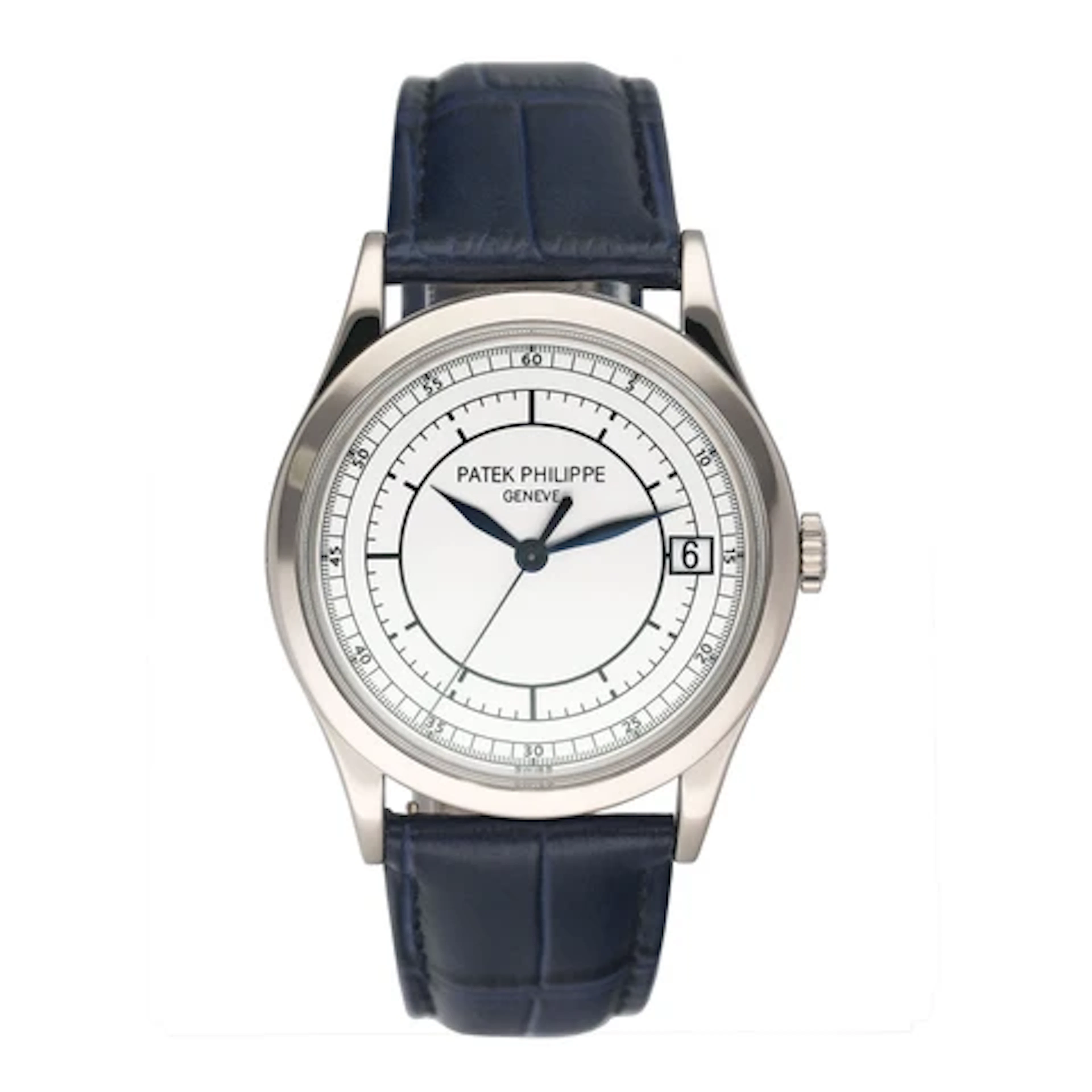 Patek Philippe Calatrava 5296G-001 Sector Dial Mens Watch With Papers