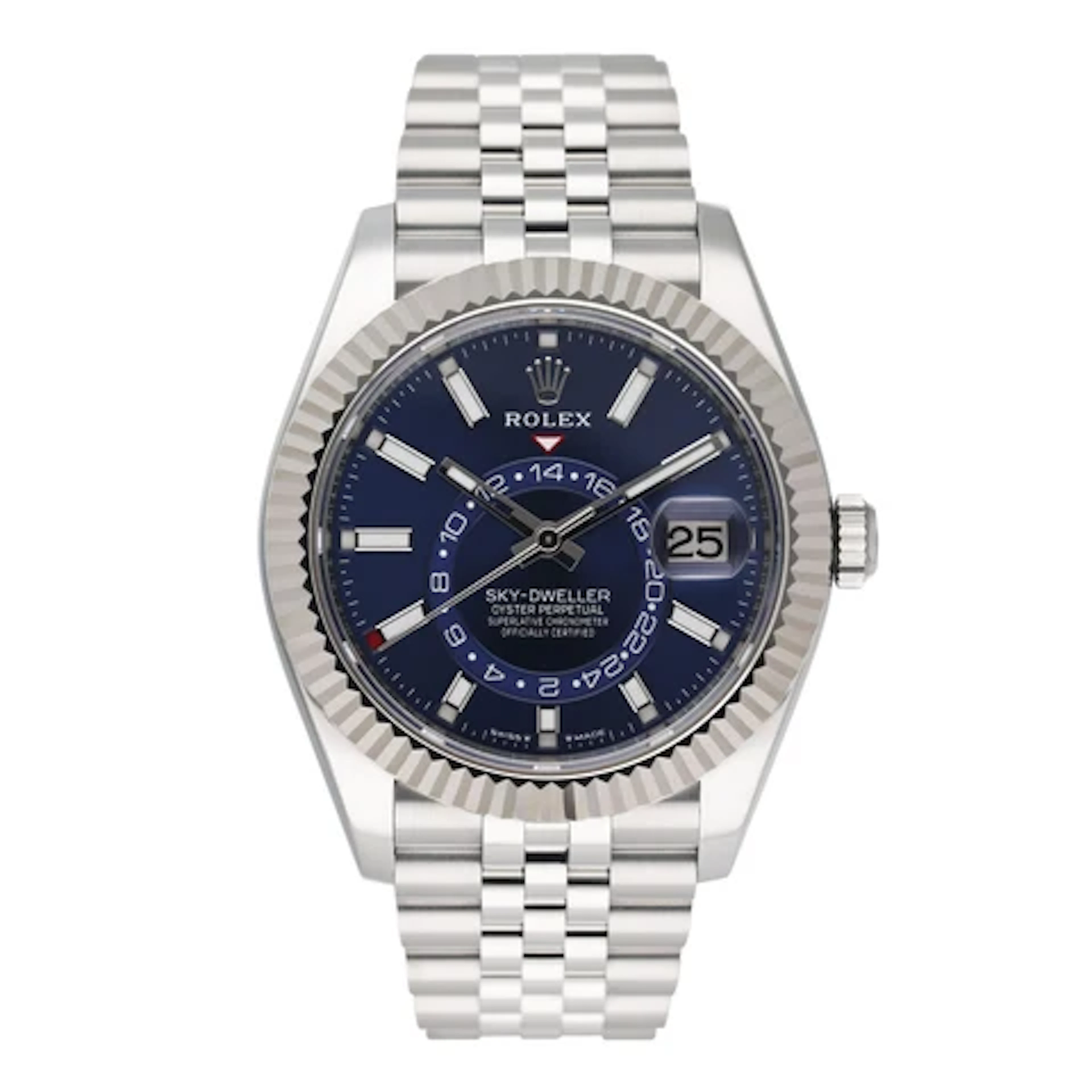Rolex Sky-Dweller 336934 Blue Dial Mens Watch Box Papers