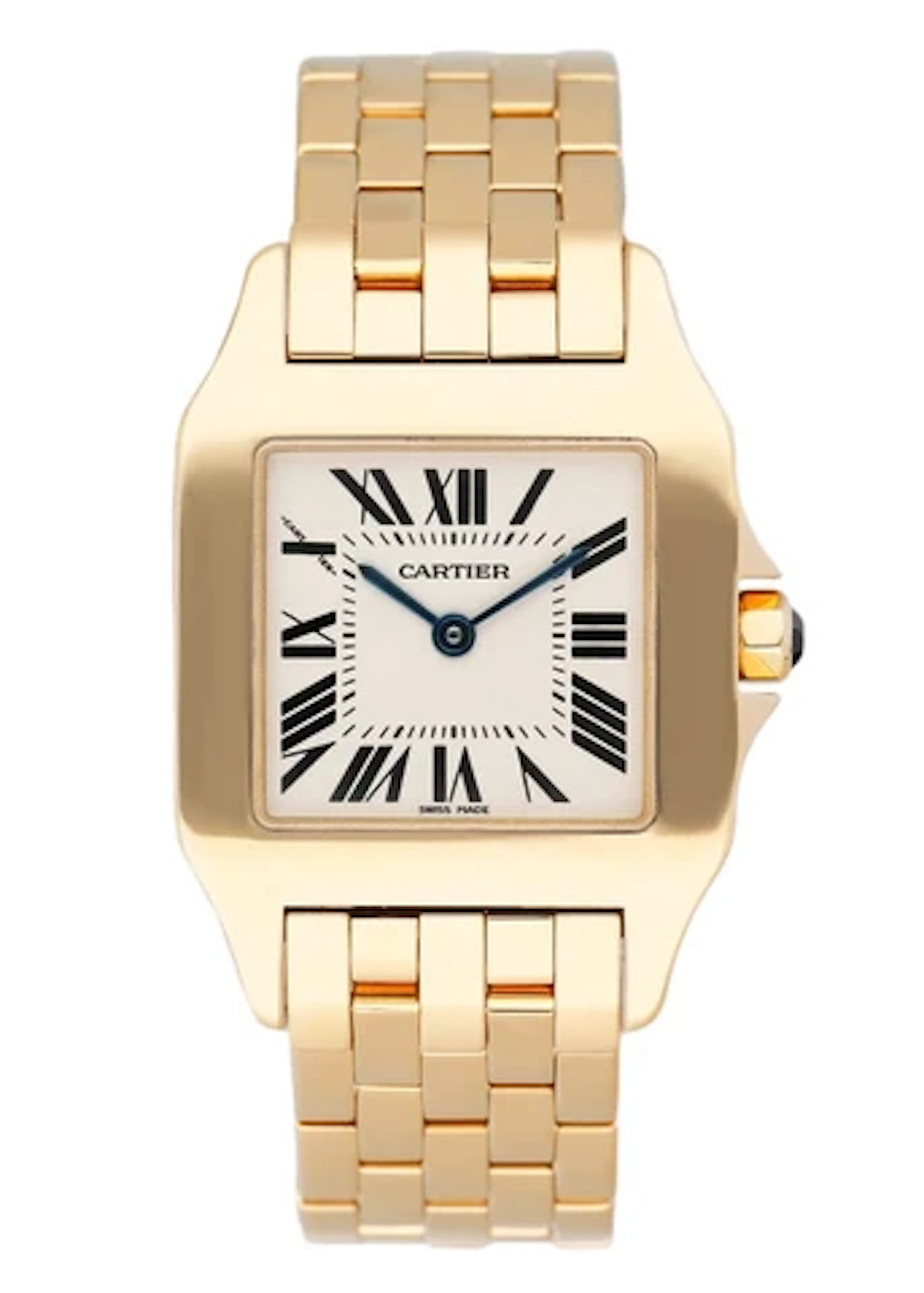 Cartier Santos Demoiselle W25062X9 18K Yellow Gold Ladies Watch