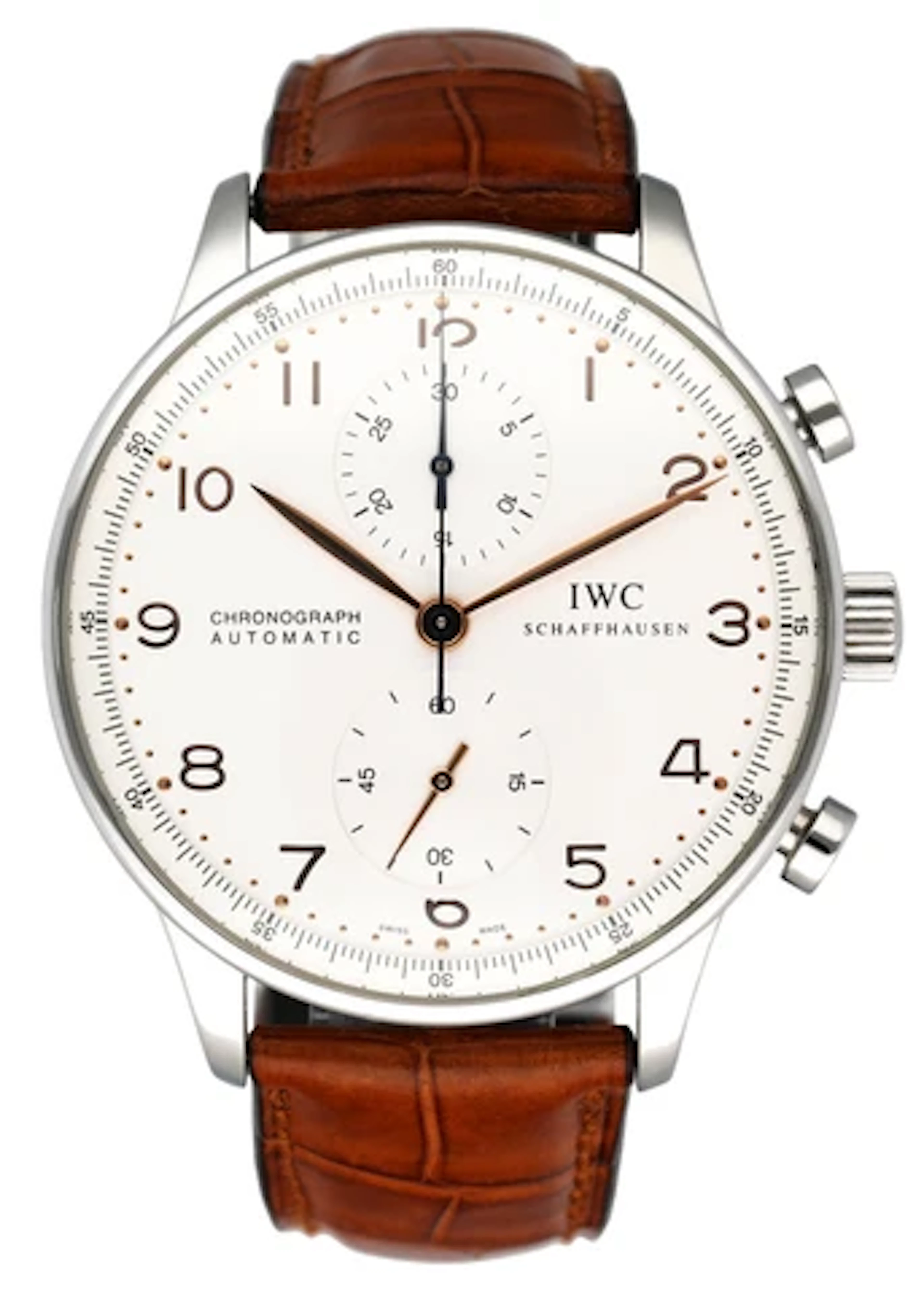 IWC Schaffhausen Portugieser Stainless Steel Mens Watch