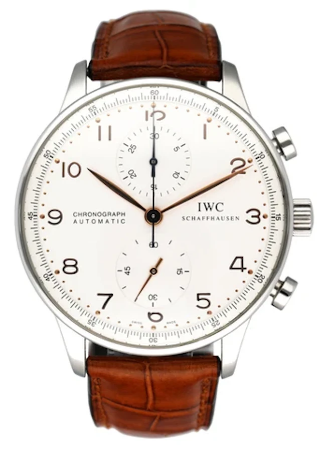 IWC Schaffhausen Portugieser Stainless Steel Mens Watch