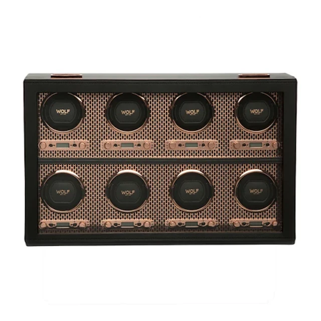 Axis 8 Piece Watch Winder - Copper