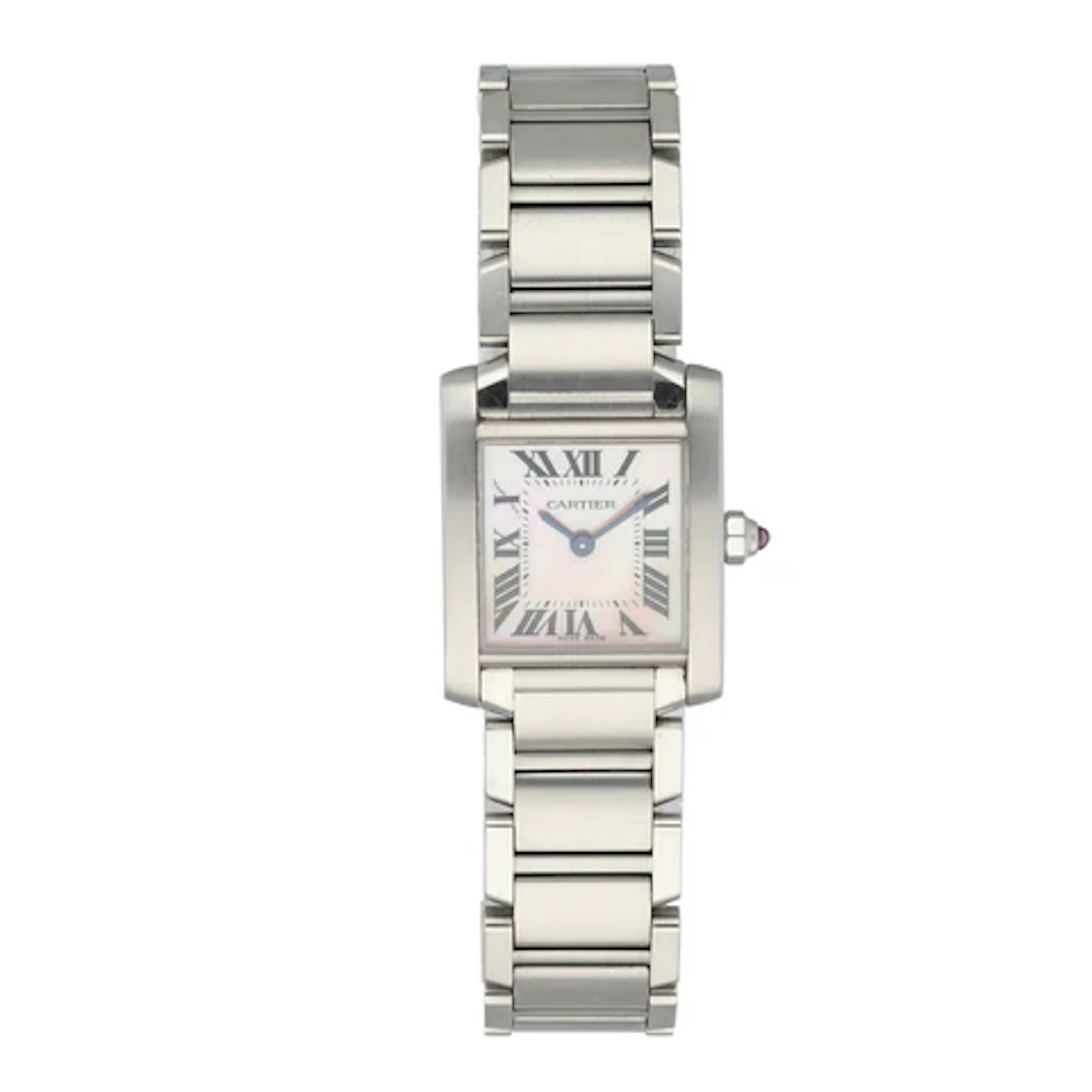Cartier Tank Francaise 2384 Pink MOP Ladies Watch