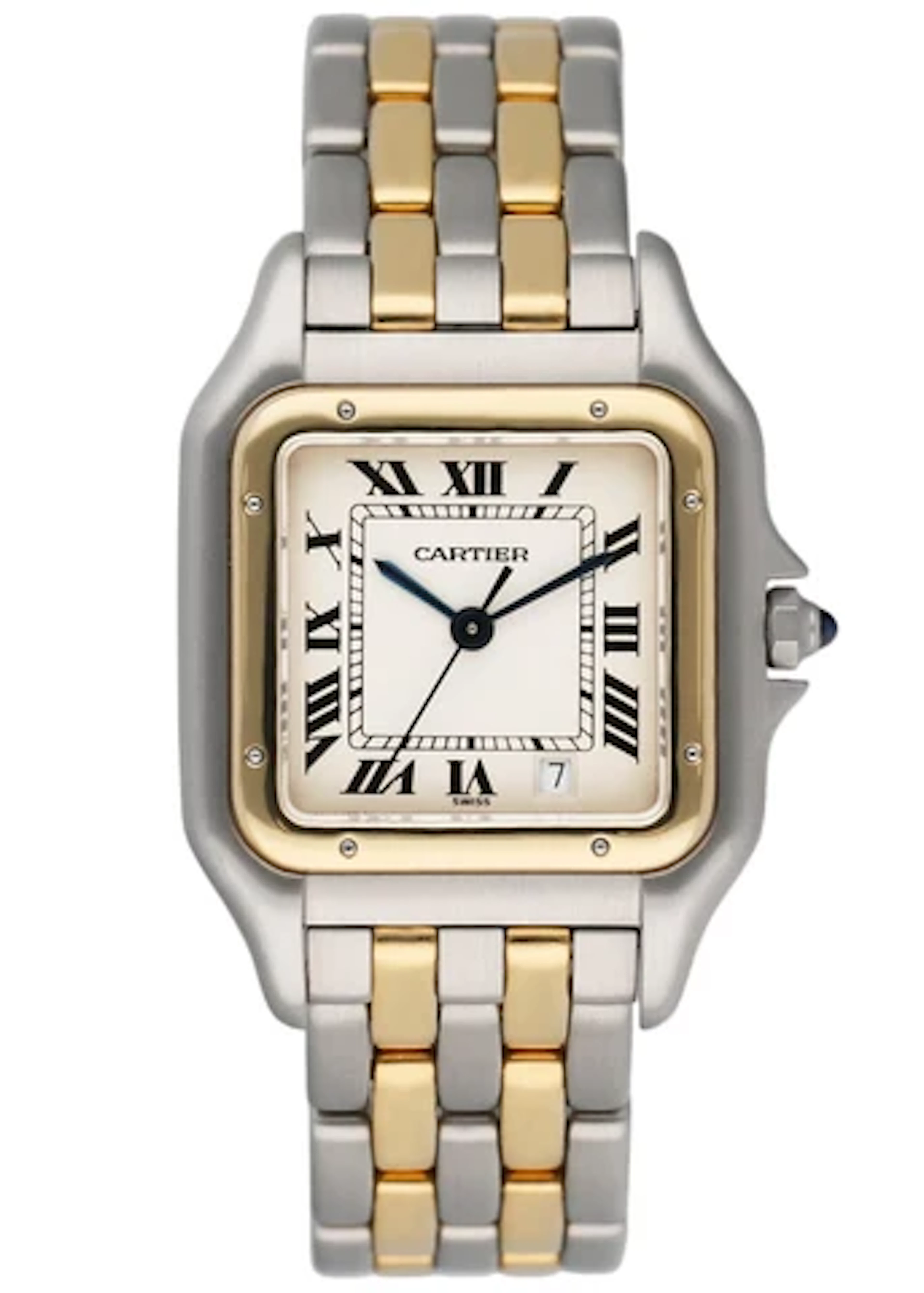 Cartier Panthere 83949 Two Rows Midsize Ladies Watch Box Papers