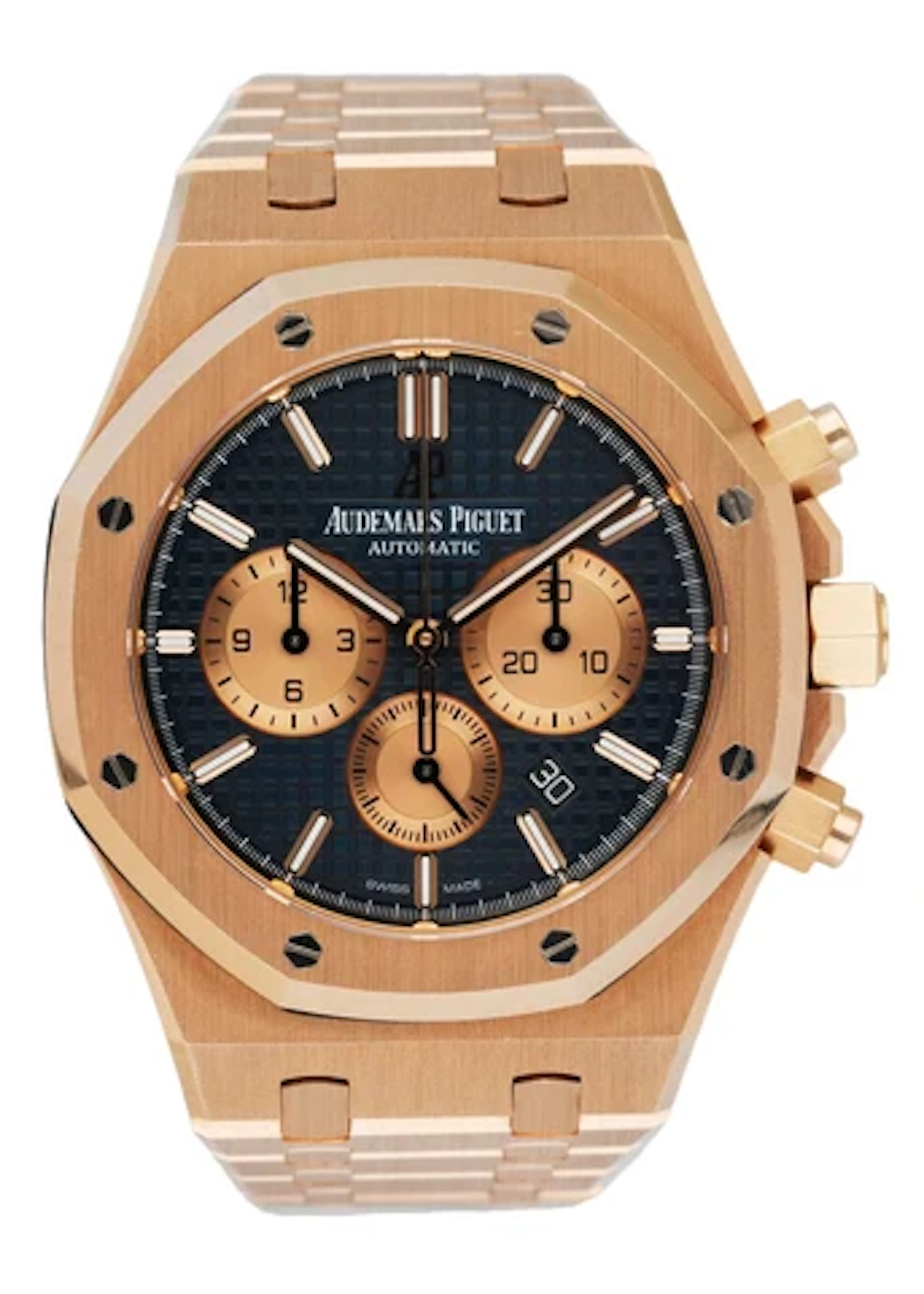 Audemars Piguet Royal Oak 26331OR 18K Rose Gold Mens Watch Box Papers