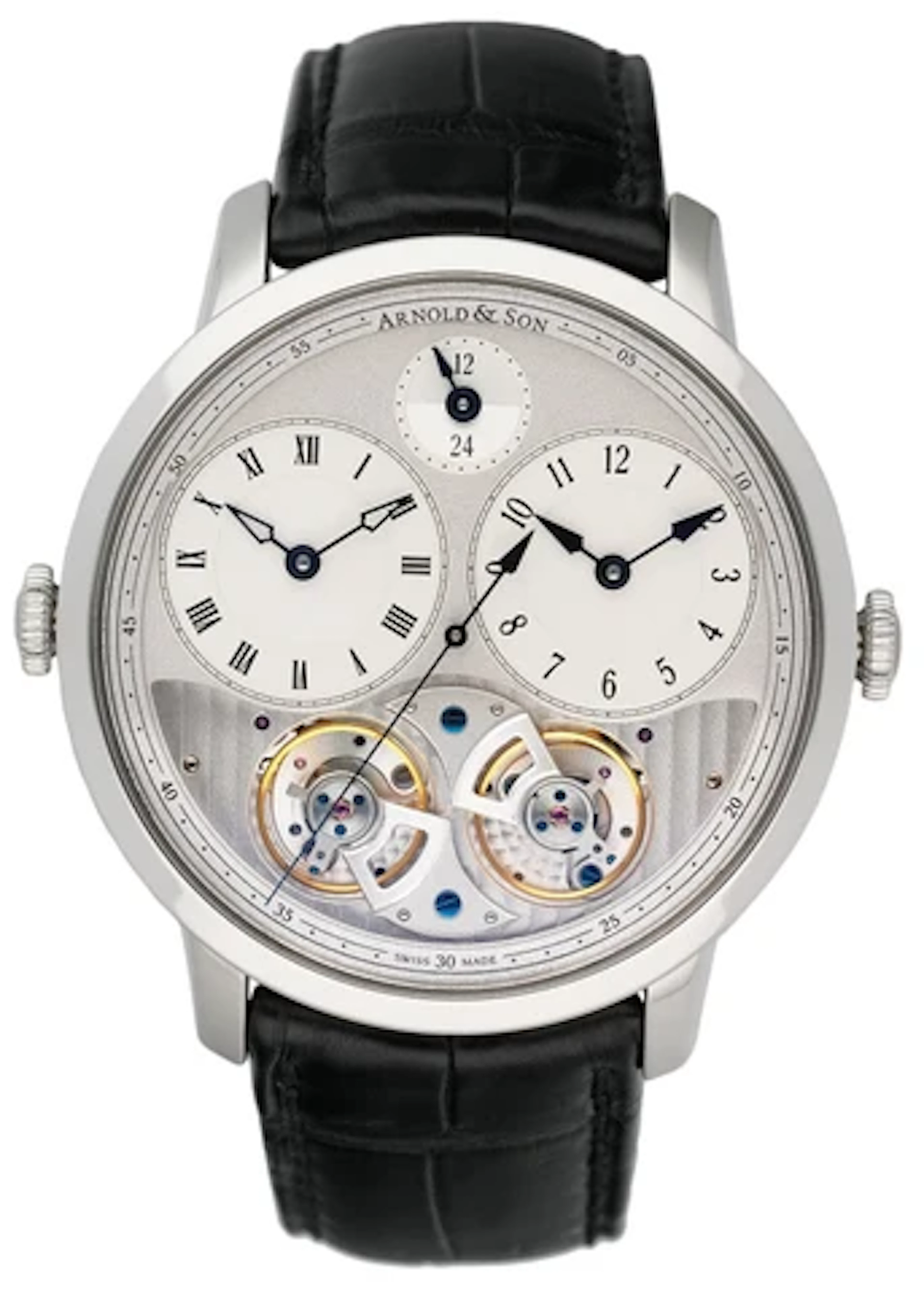 Arnold & Son DBG Equation GMT 1DGAS.S01A.C121S Mens Watch Box Papers