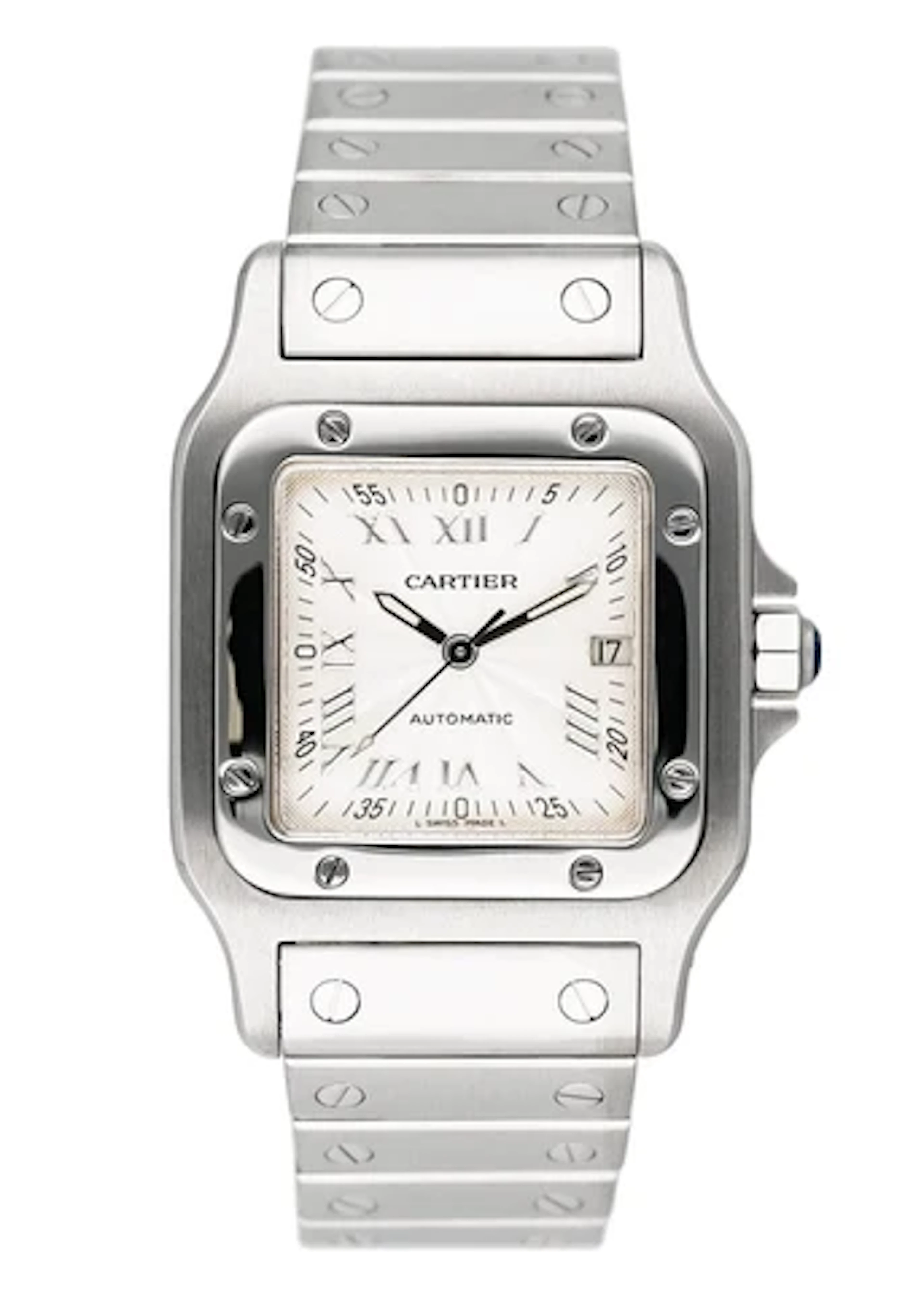 Cartier Santos Galbee W20040D6 Stainless Steel Ladies Watch