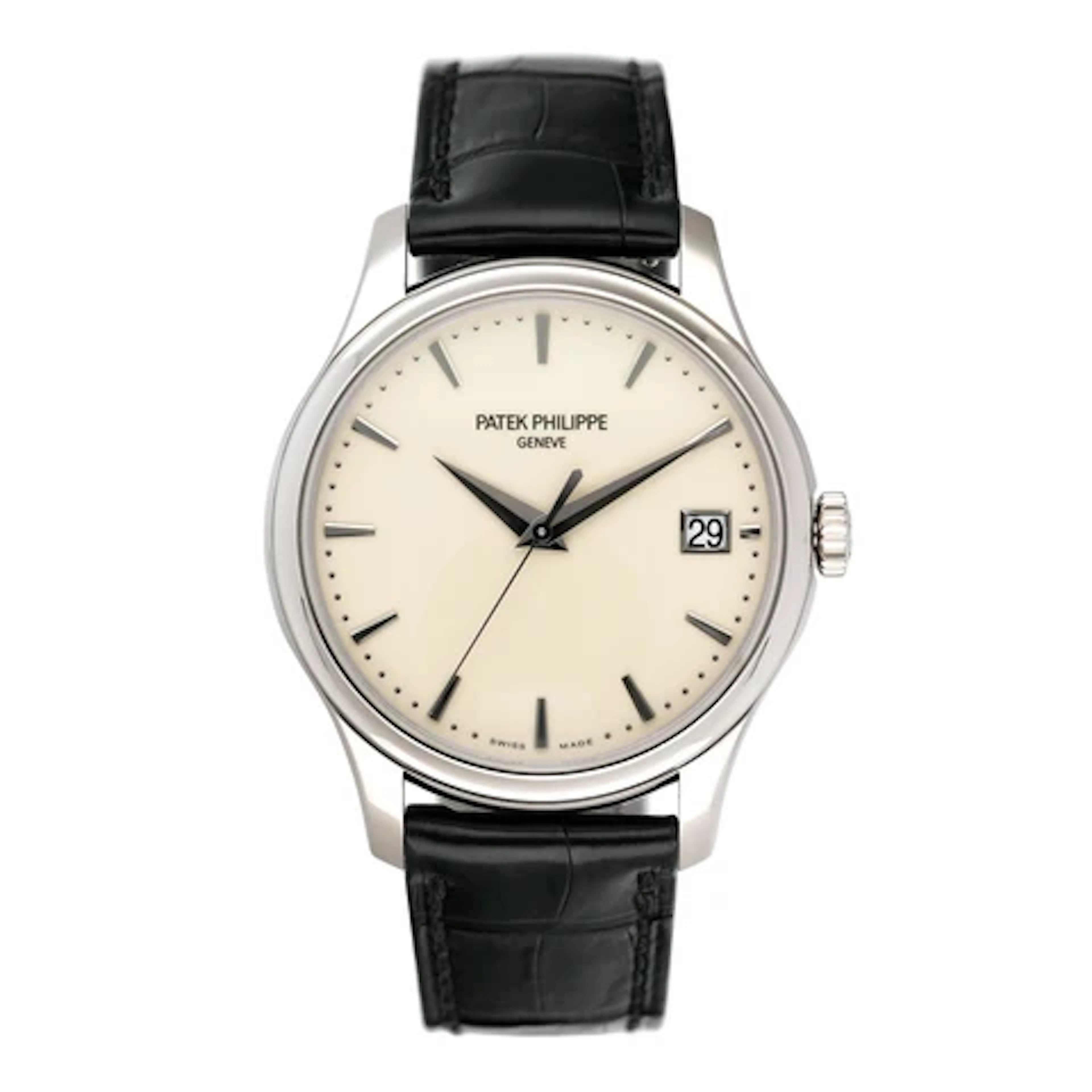 Patek Philippe Calatrava 5227G Ivory Dial 18K White Gold Mens Watch