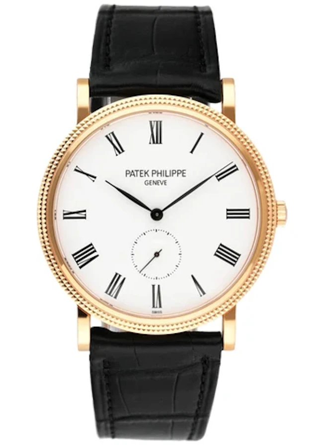 Patek Philippe Calatrava 5119R 18K Rose Gold Mens Watch With Papers