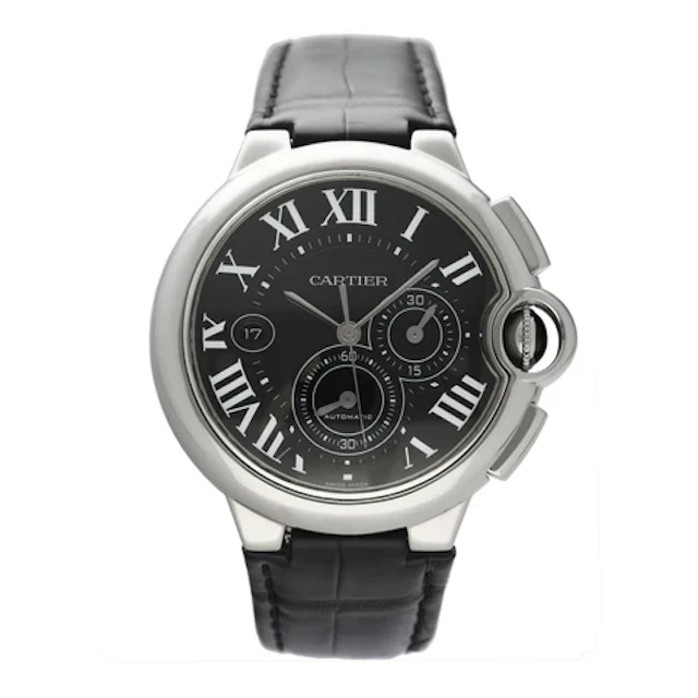 Cartier Ballon Bleu W6920052 XL Stainless Steel Mens Watch