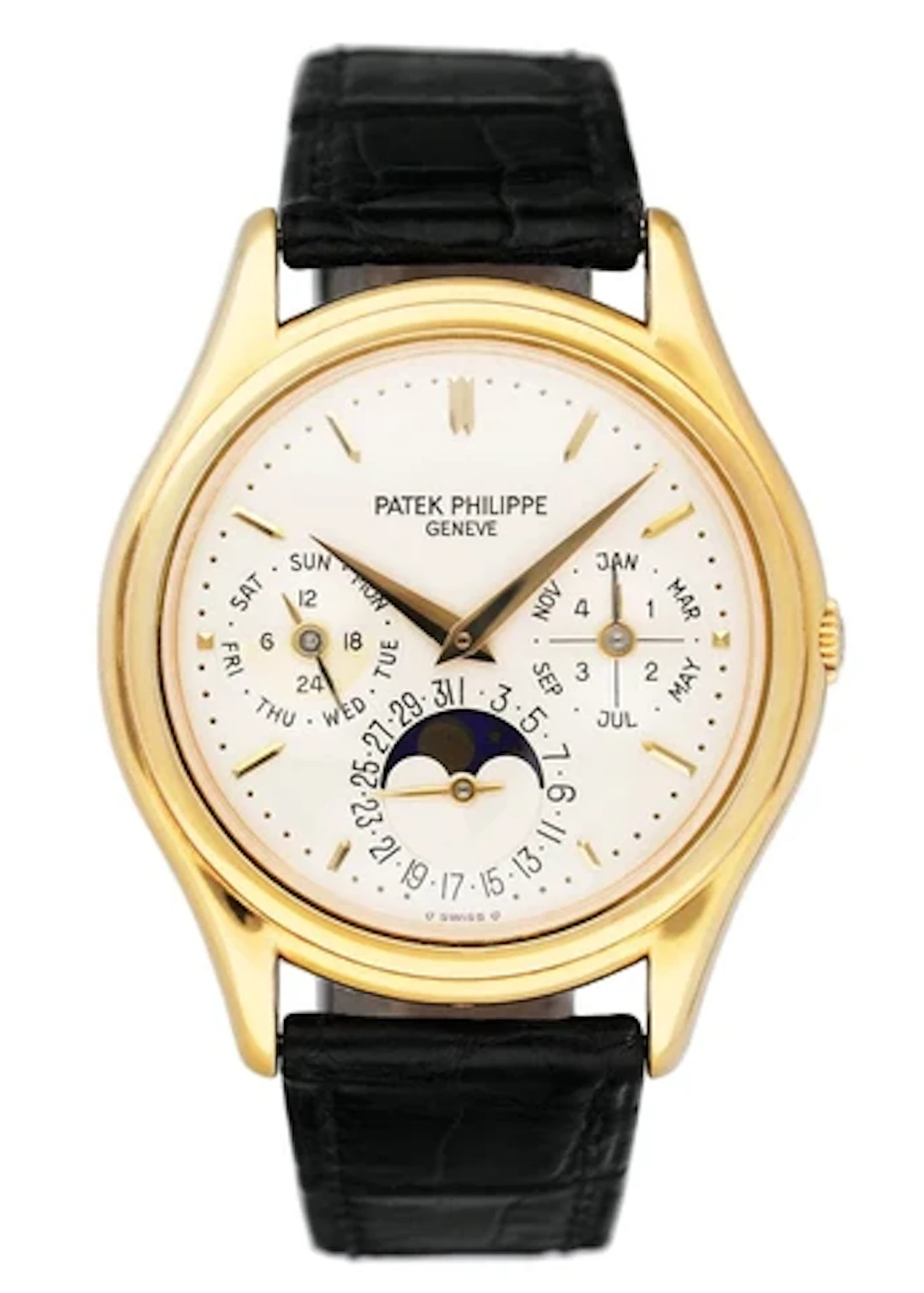 Patek Philippe Perpetual Calendar 3940J Mens Watch With Archives