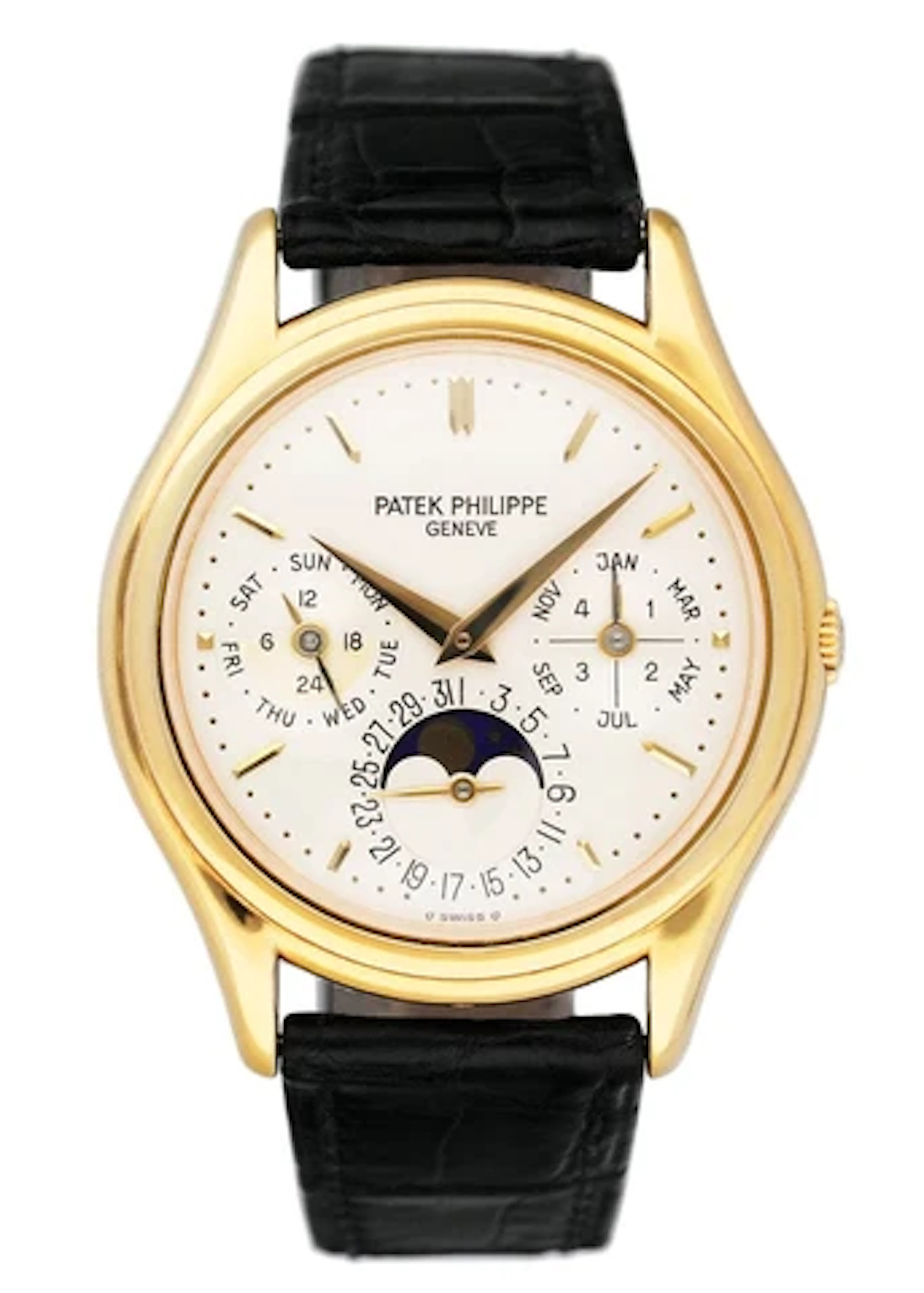 Patek Philippe Perpetual Calendar 3940J Mens Watch With Archives