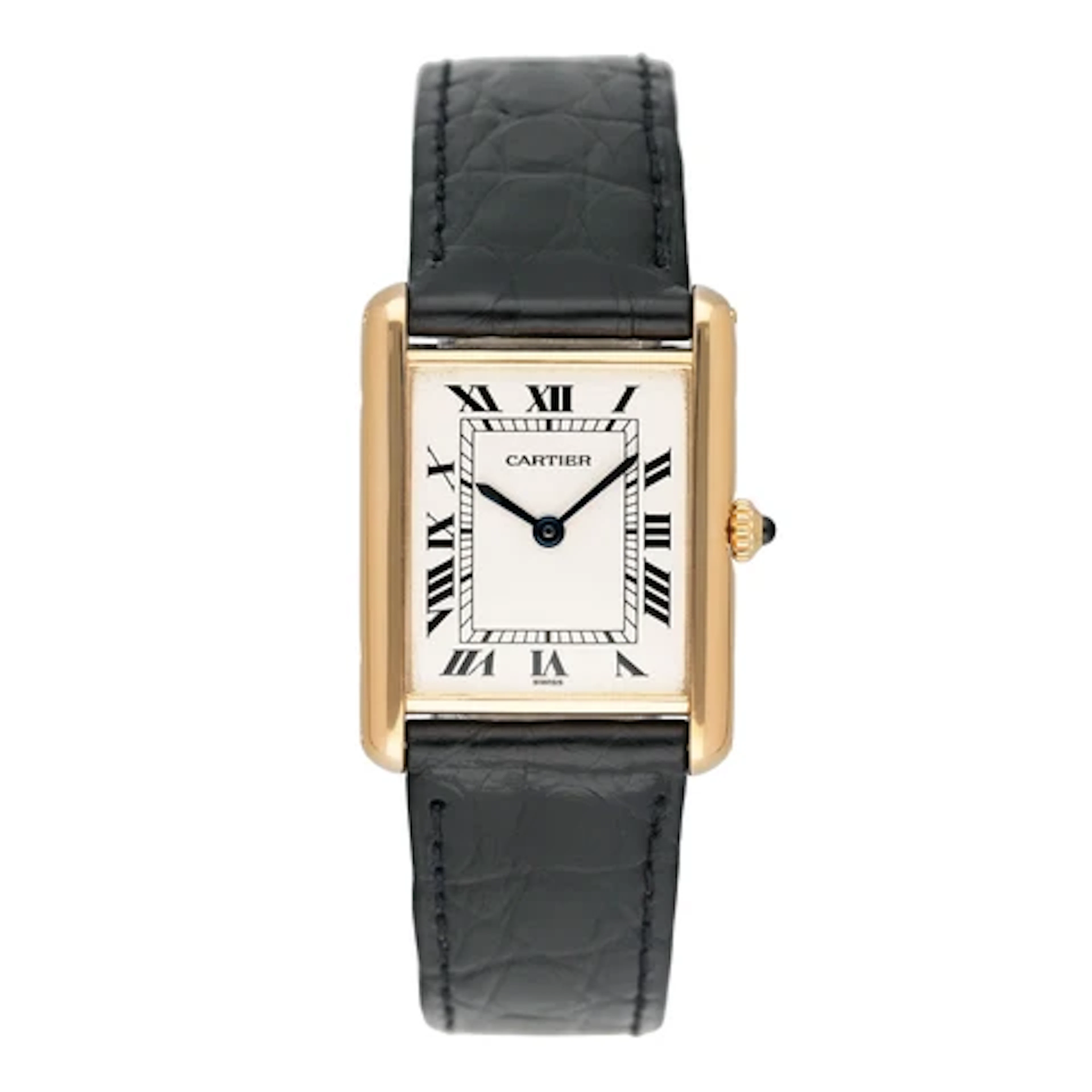 Cartier Tank Louis W1512856 18K Yellow Gold Ladies Watch