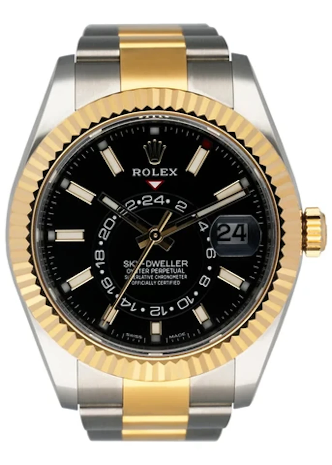 Rolex Sky-Dweller 326933 Black Dial Mens Watch Box Papers