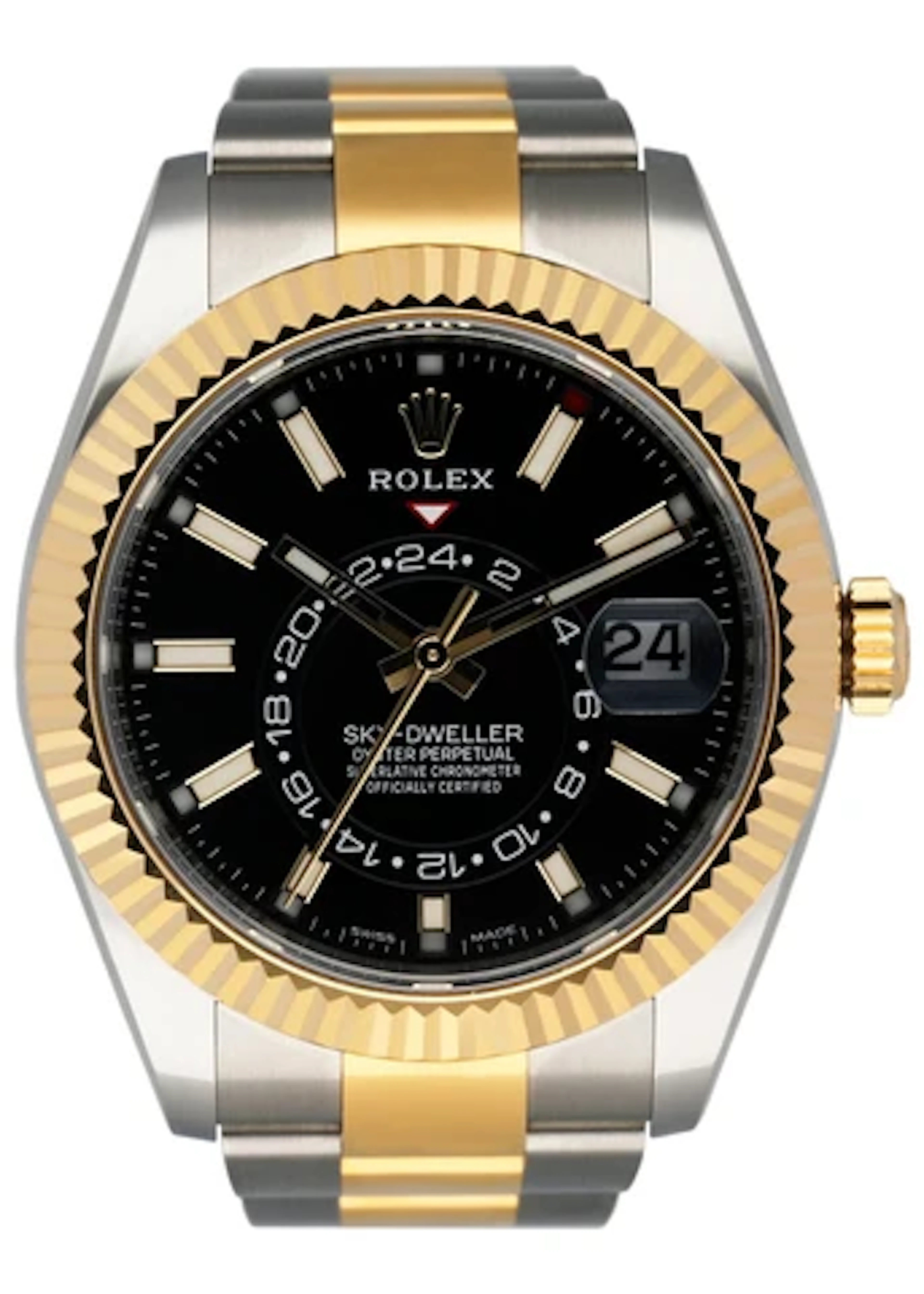 Rolex Sky-Dweller 326933 Black Dial Mens Watch Box Papers