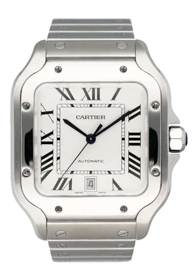 Cartier Santos WSSA0018 Large Size Mens Watch Box Papers