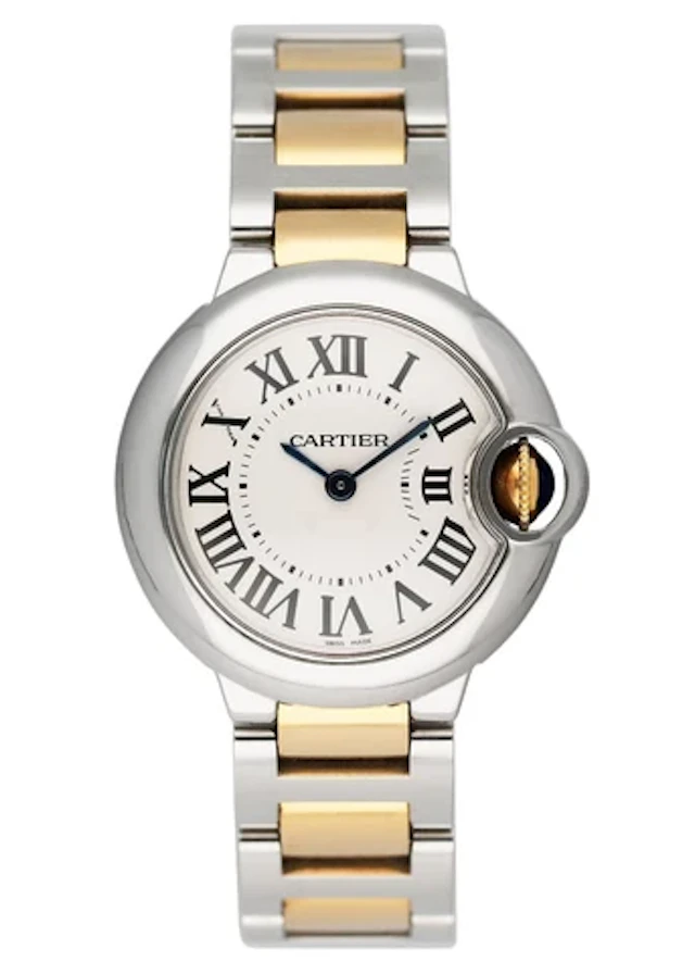 Cartier Ballon Bleu W69007Z3 Two-Tone Yellow Gold Ladies Watch